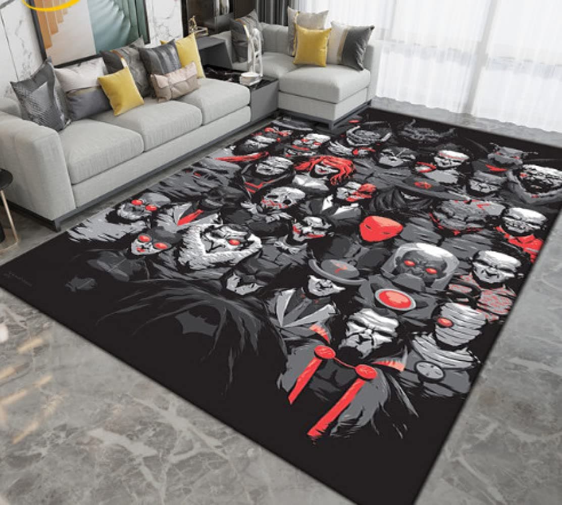 Horror Characters Rugs, Horror Movie Series Carpet, Halloween Decor Etc Floor Mat, Movie Lover Rug 140x200cm