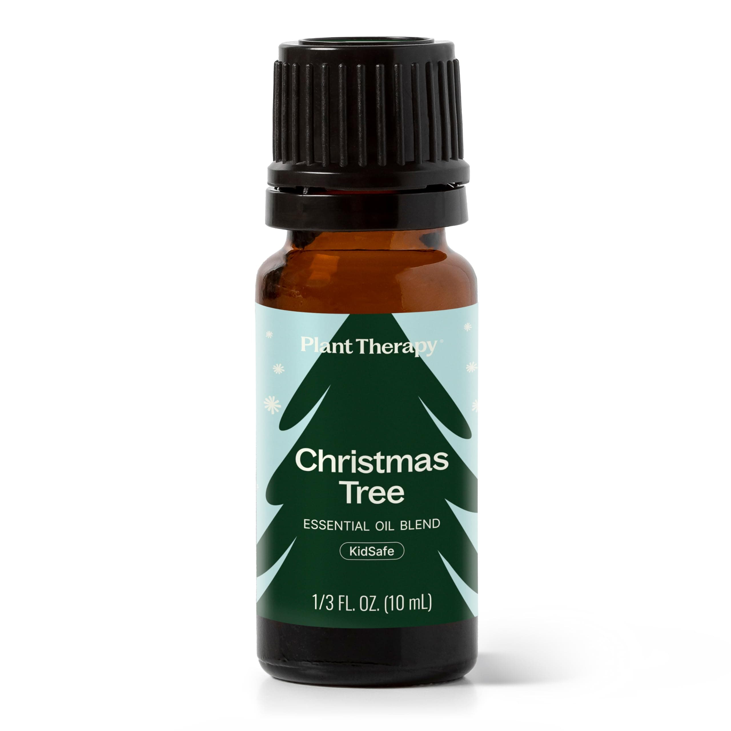 Plant Therapy Christmas Tree Holiday Essential Oil Blend, for Essential Oil Diffuser, DIY Candles, Room Spray, Bath Salts, Gifts & More, 100% Pure, Undiluted, Natural, 10 mL (1/3 oz)