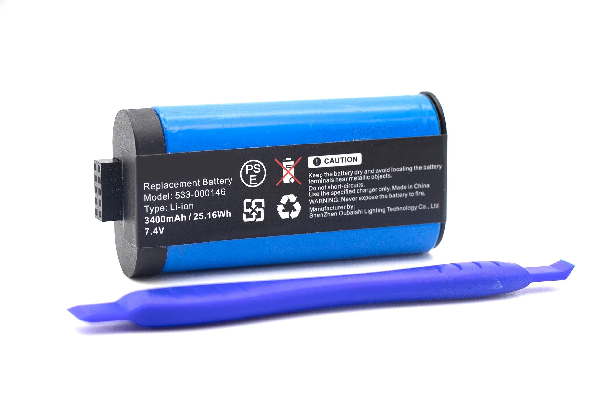 Replacement Battery for Logitech UE MegaBoom 3 S-00147 984-001362 084-000845 Wireless Bluetooth Speaker, fits Part no 533-000116, 533-000138,7.4V/3400mAh