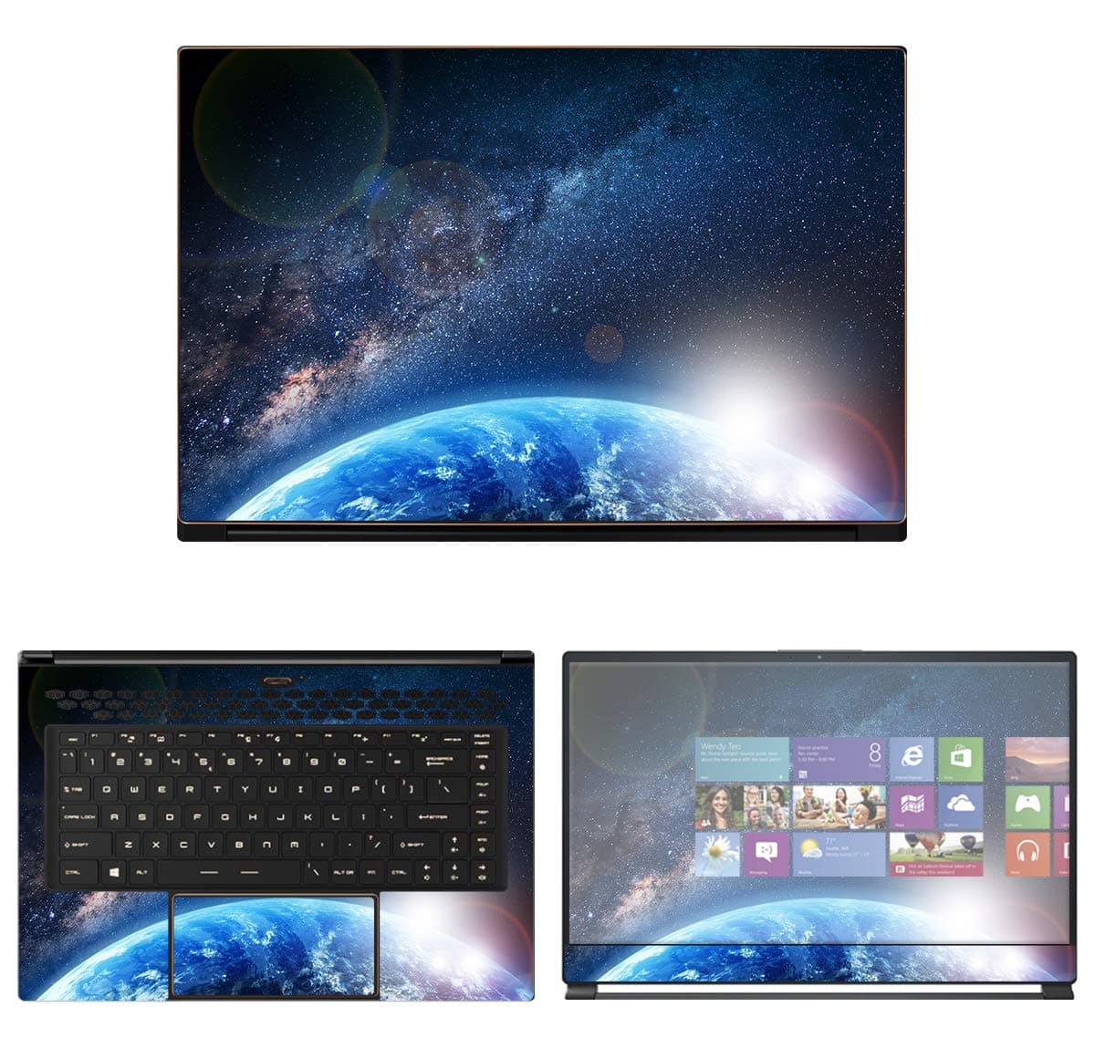 Decalrus - Protective Decal Earth Skin Sticker for MSI GS65 Stealth (15.6" Screen) case Cover wrap MSgs65_15-260