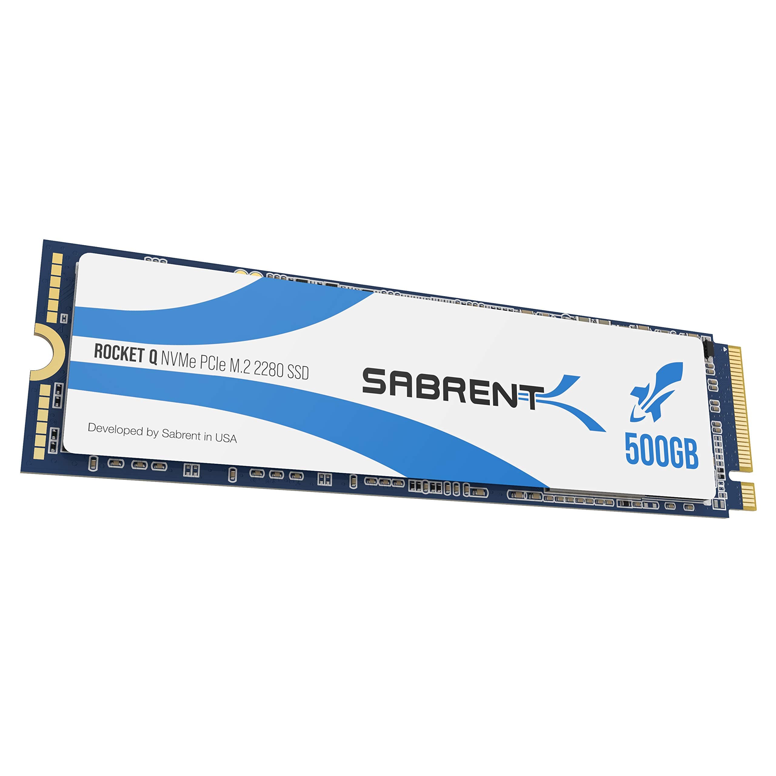 Sabrent 500GB QLC Gen. 3 NVMe SSD