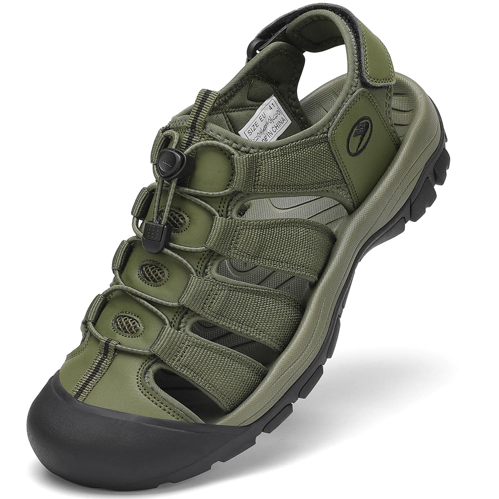 FLARUT Sandals Men's Summer Outdoor Sandals Trekking Sandals Sports Sandals Closed Toe Hiking Shoes Beach Hiking Sandals Running Shoes Casual