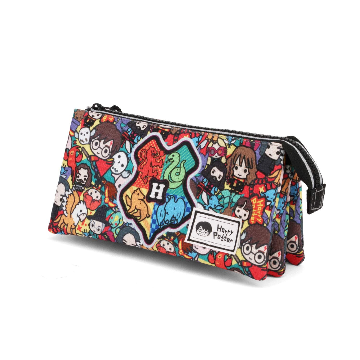 Harry Potter Accio-Triple HS Pencil Case, Multicolour, Orange, One Size, Triple HS Pencil Case Accio