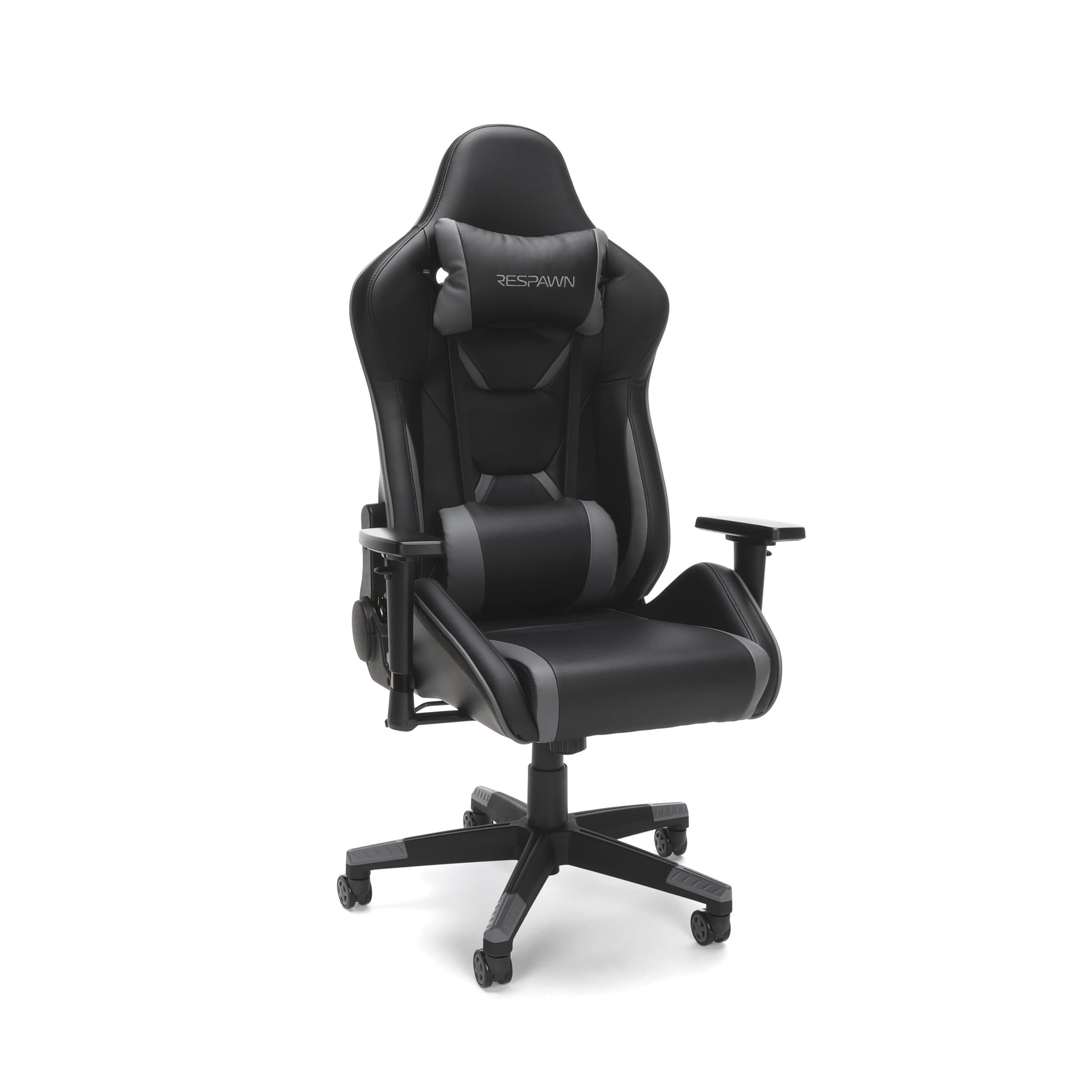 RESPAWN 120 Racing Style Gaming Chair, in Gray (RSP-120-GRY)
