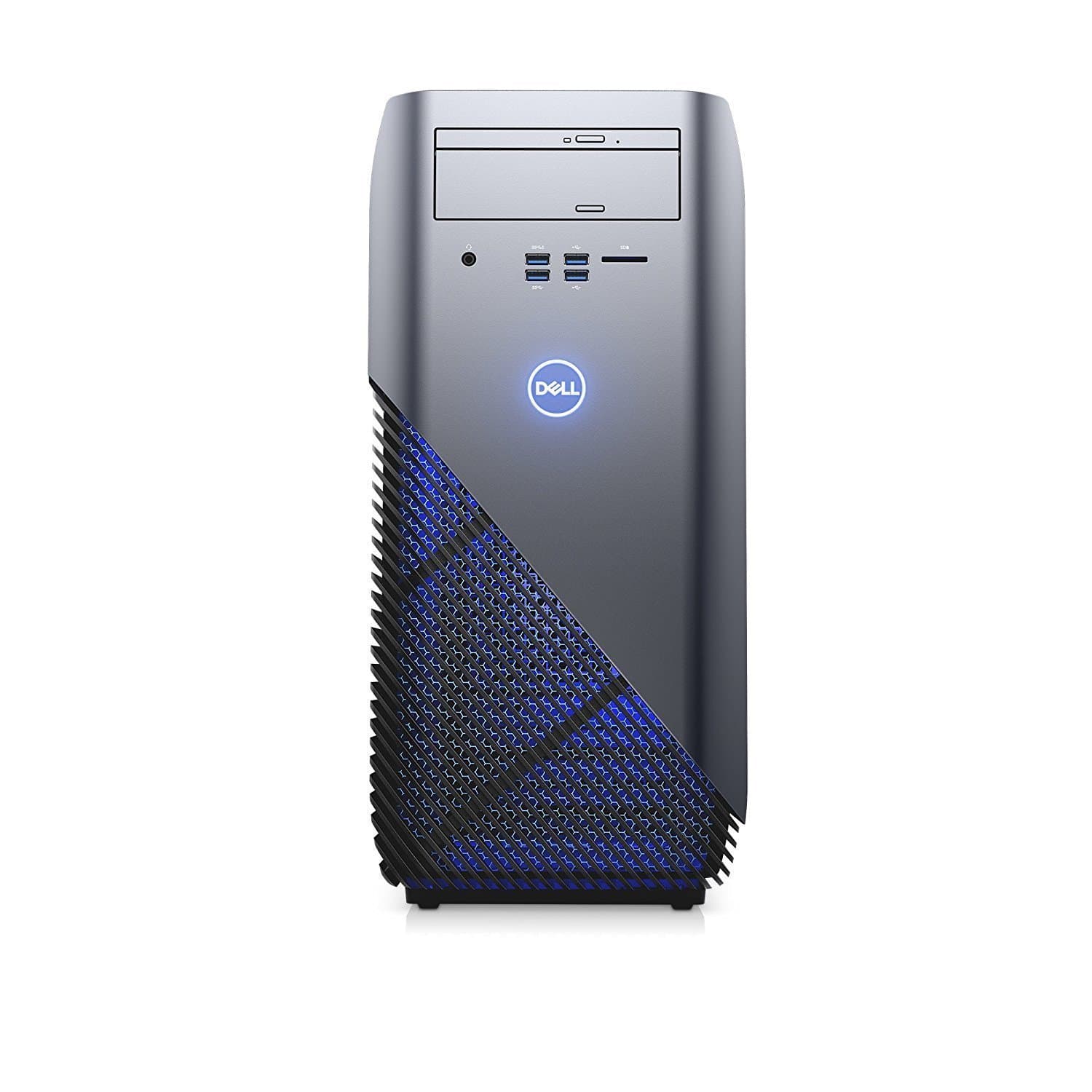 2018 Newest Dell Inspiron 5675 Gaming Desktop Computer (AMD Quad-Core Ryzen 5 1400 up to 3.4 GHz, 8GB DDR4 RAM, 128GB SSD 1TB HDD, AMD Radeon RX 570 4GB, DVD, Windows 10) (Renewed)