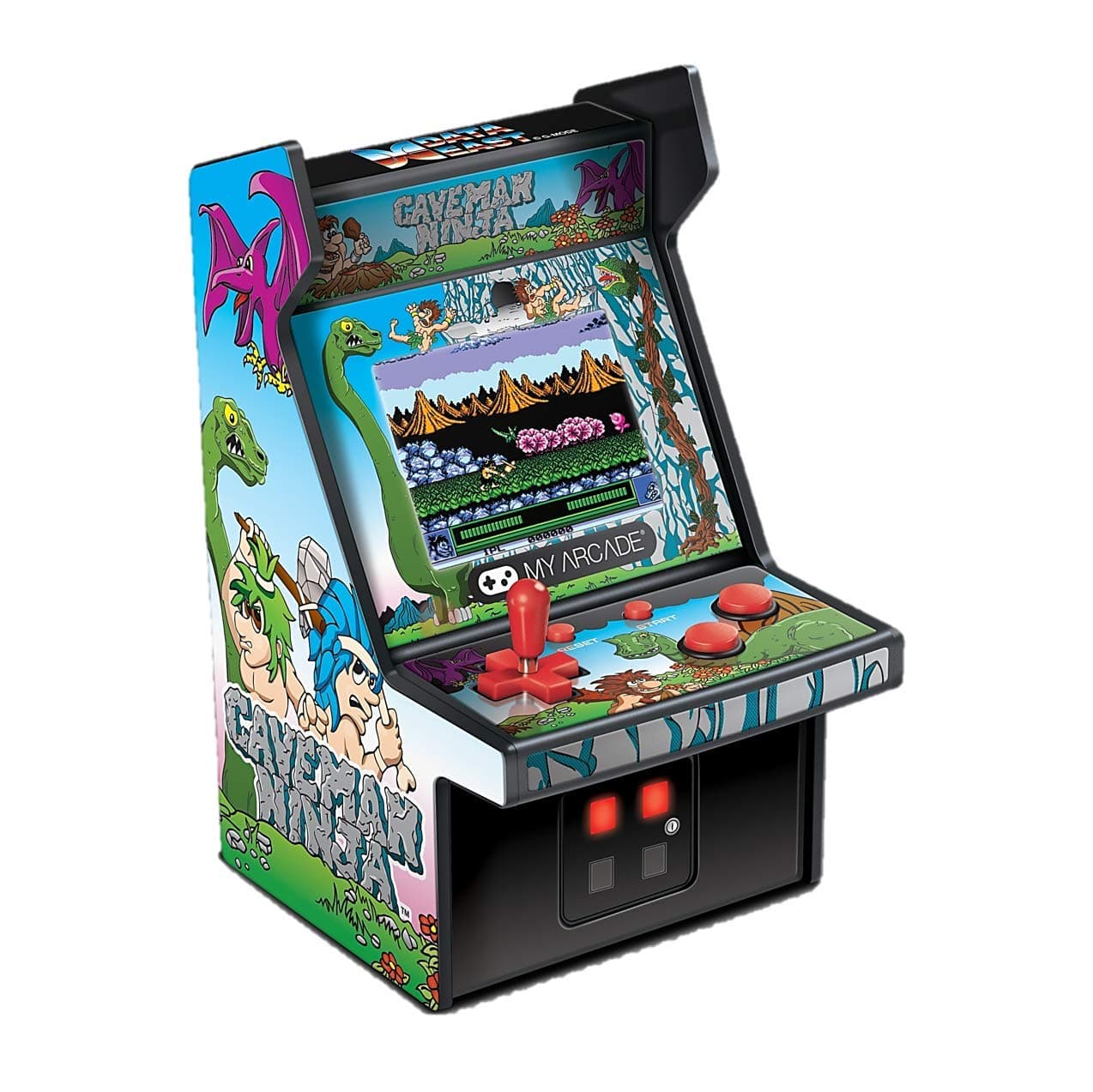 My Arcade Bad Dudes Micro Player - Portable Game, 6.75 Inch Mini Retro Arcade Machine Cabinet - Licensed Collectible