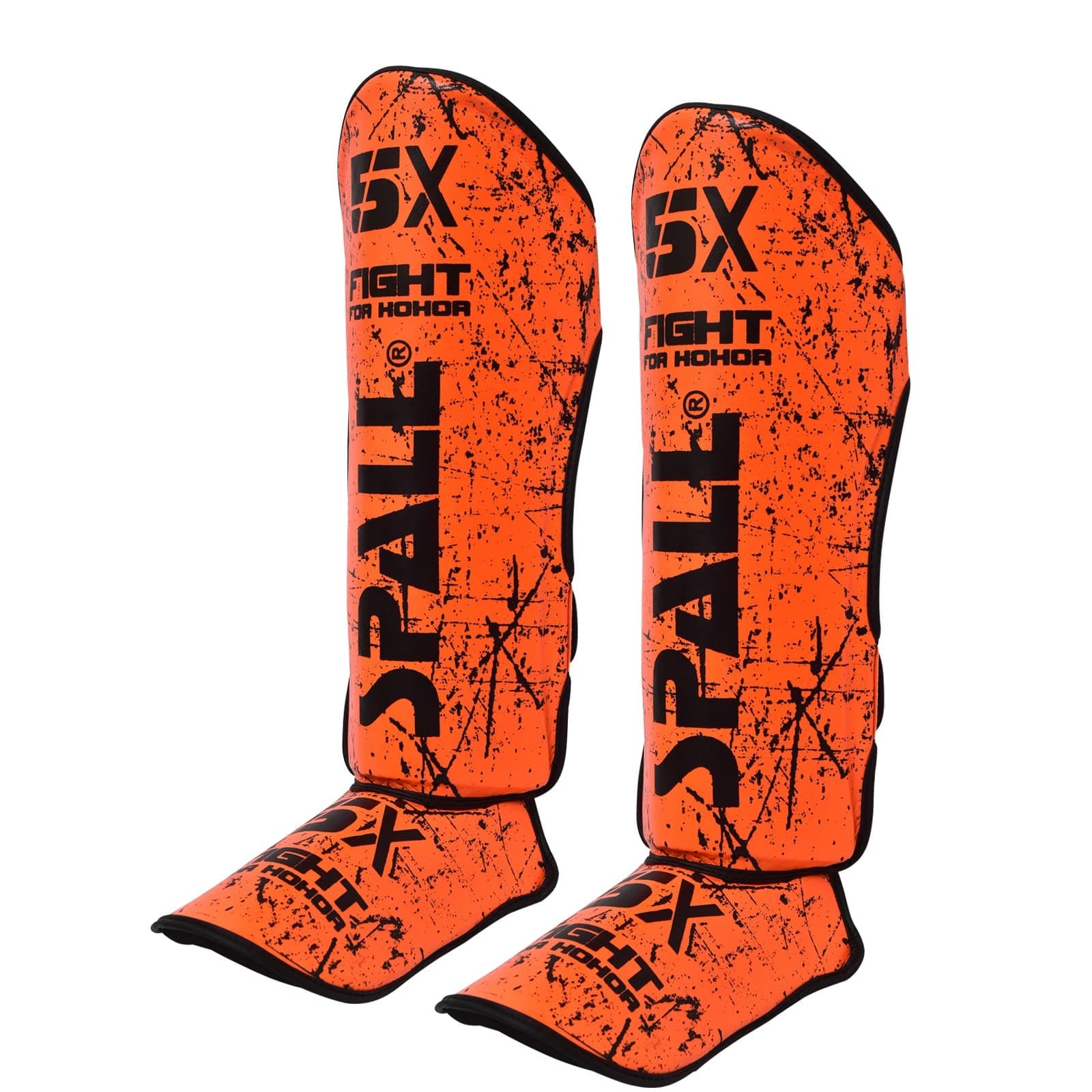 shin instep guards S M L XL White Black Green Blue Red F.Green Orange for Martial Arts Muay Thai Sparring Kickboxing taekwondo BJJ Karate and Boxing Gear for Men By SPALL