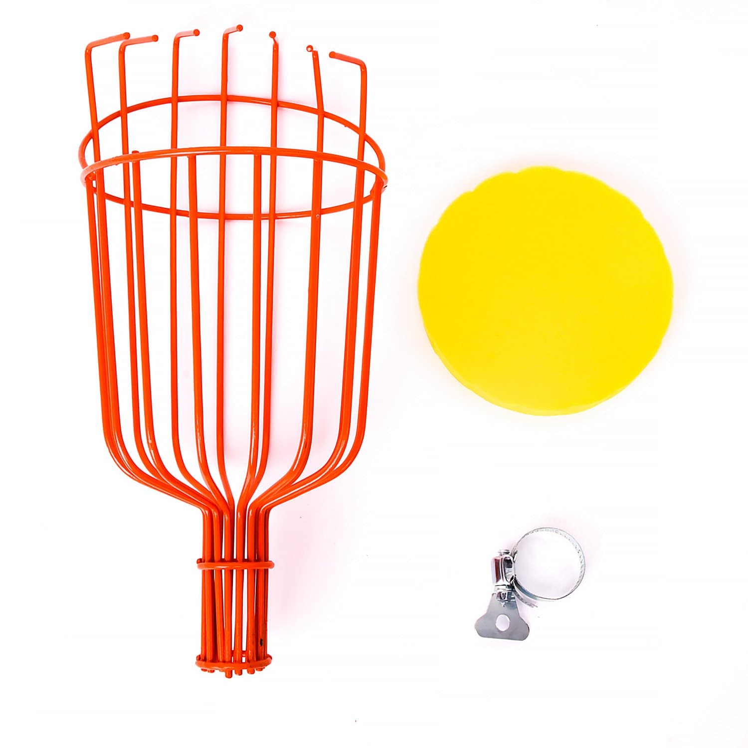 Professional Metal Catcher Basket Fruit Picker Tool F2C Fruit Picking Equipment for Getting Fruits Extra Lightweight Ideal for Picking Oranges Apple Avocado or any Kinds of Fruits