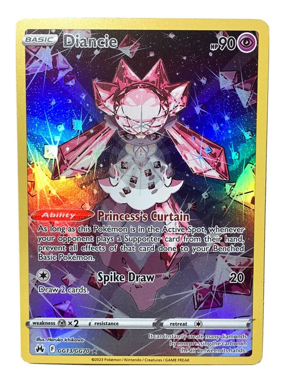 Pokemon - Diancie GG13/GG70. - Crown Zenith - Galarian Gallery - Holo Rare Card