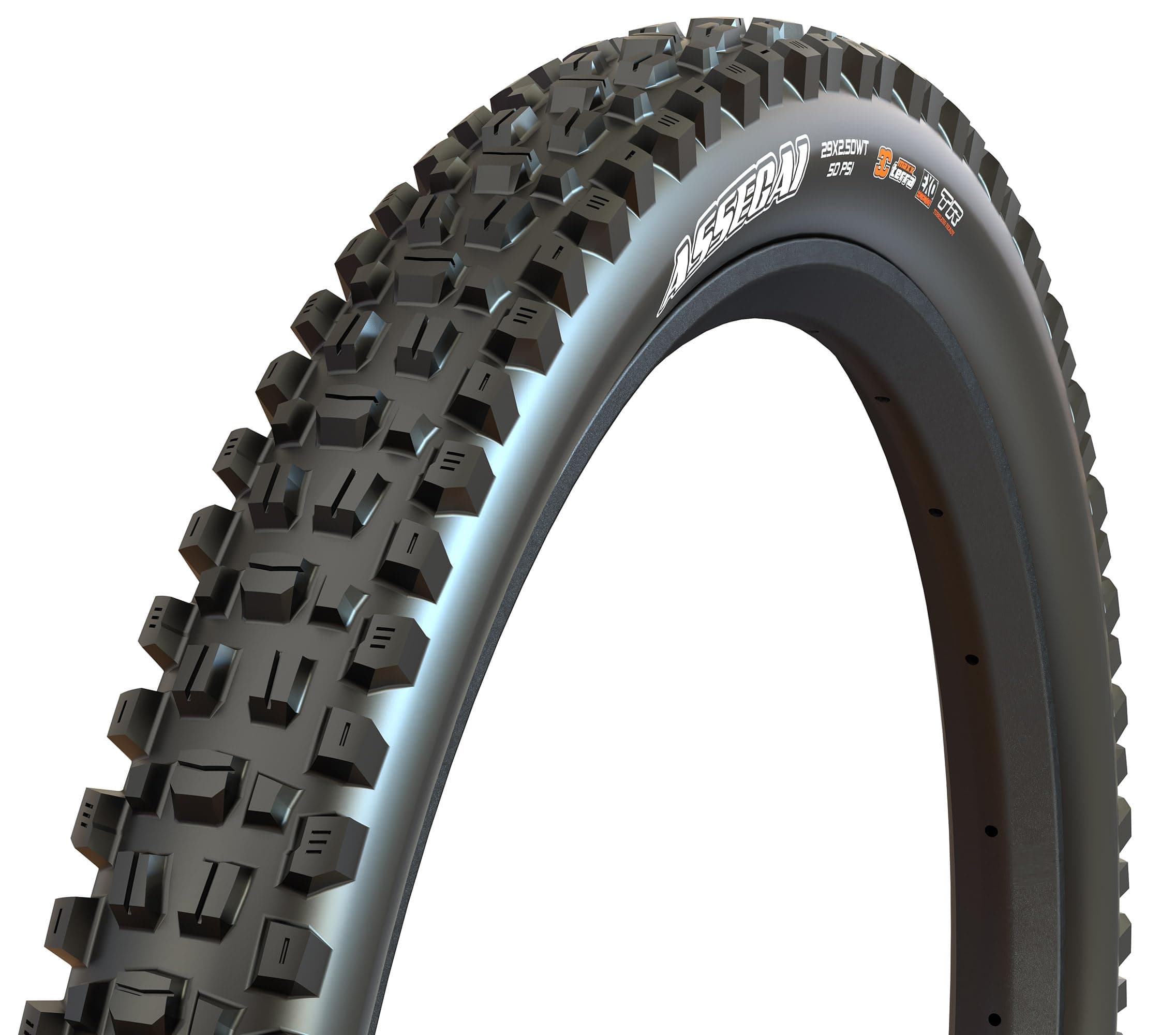 Assegai 27.5 x 2.50 WT 120 TPI Foldable 3C MaxxGrip EXO+/TR Mountain Bike Tire