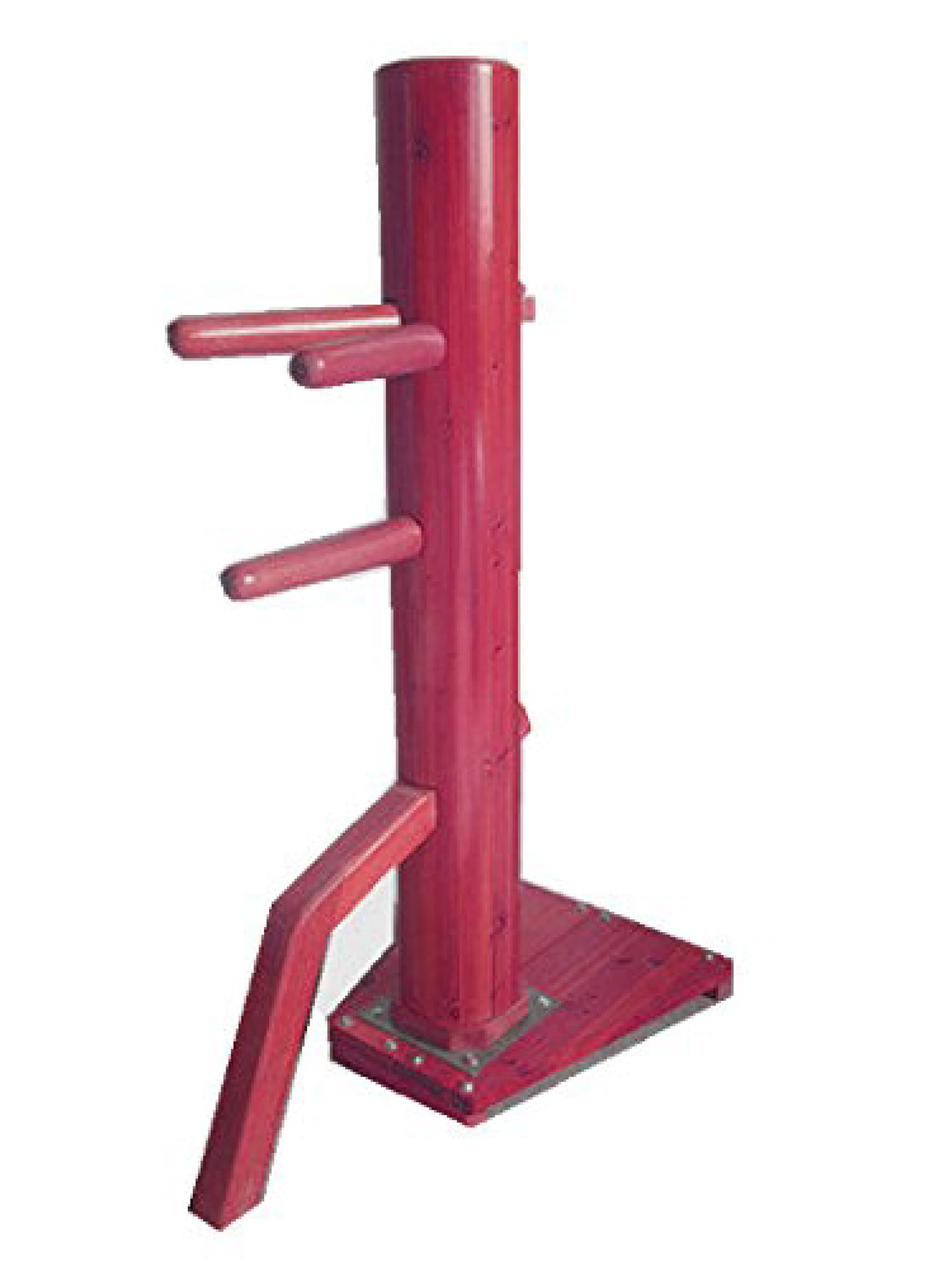 Wing Chun Wooden Dummy Mook Yan Jong - Traditional IP Man Wooden Dummy with Complimentary Striking Protective Pads