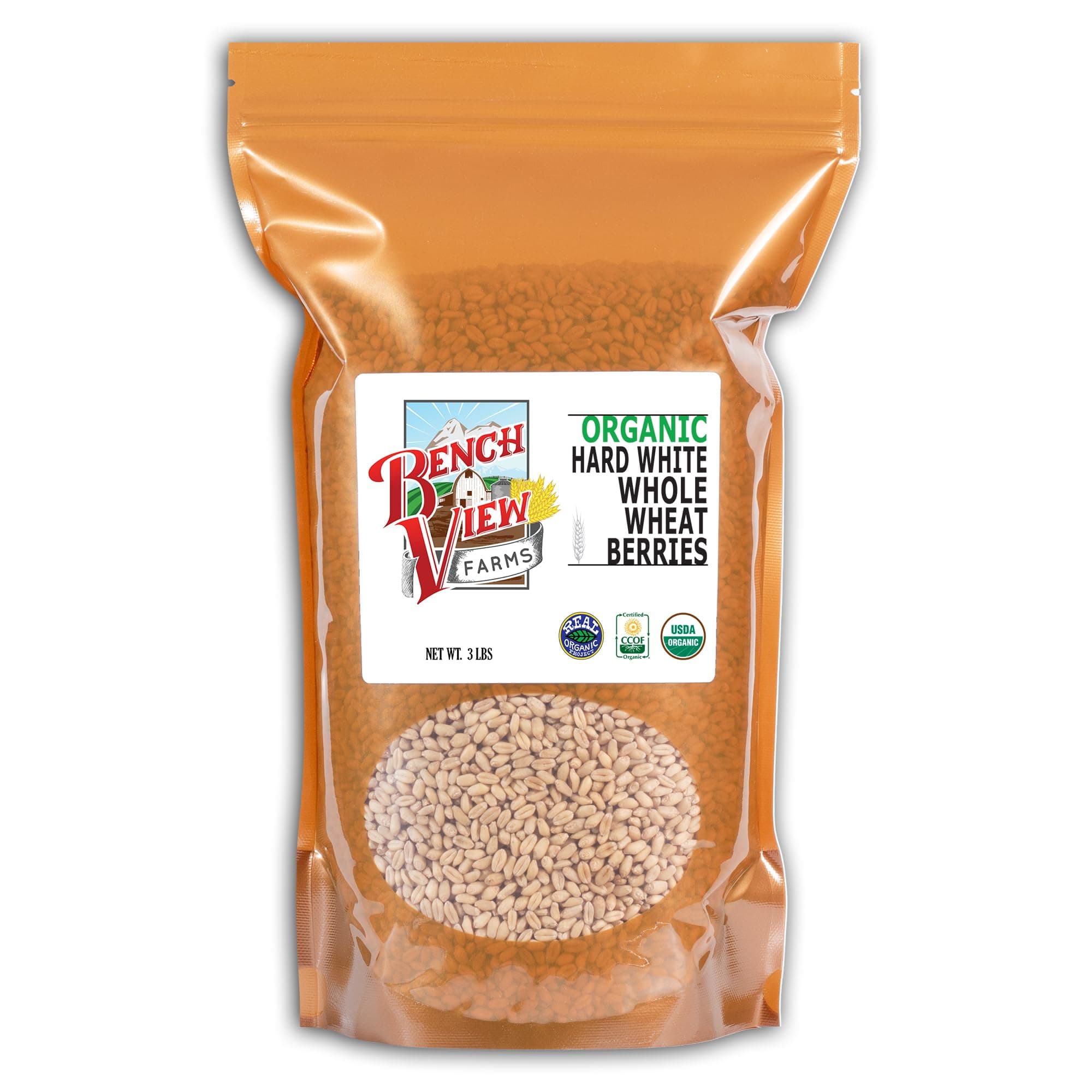 Organic Hard White Wheat Berries