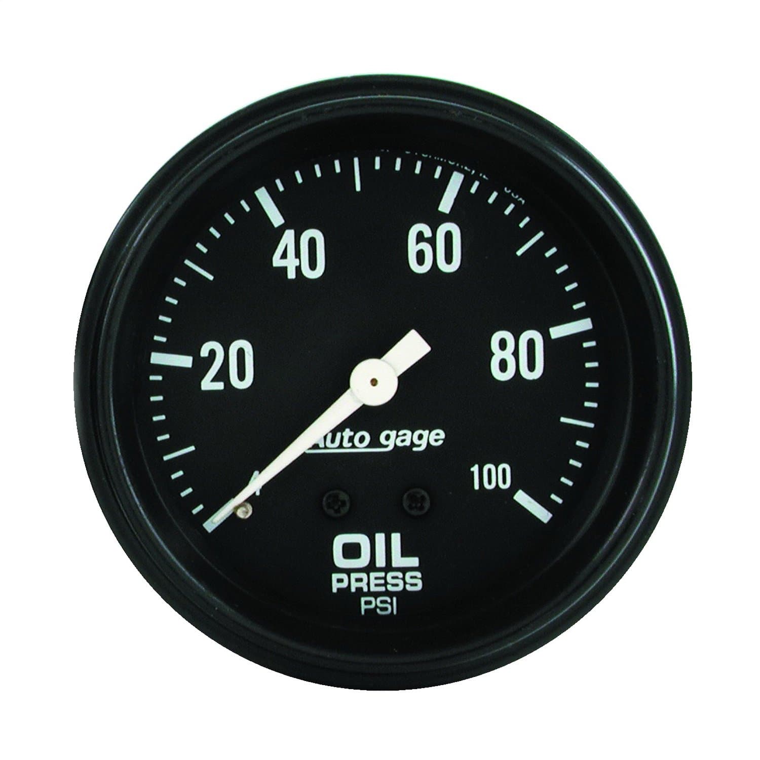 AUTO METER 2312 Autogage Oil Pressure Gauge,2.625 in.