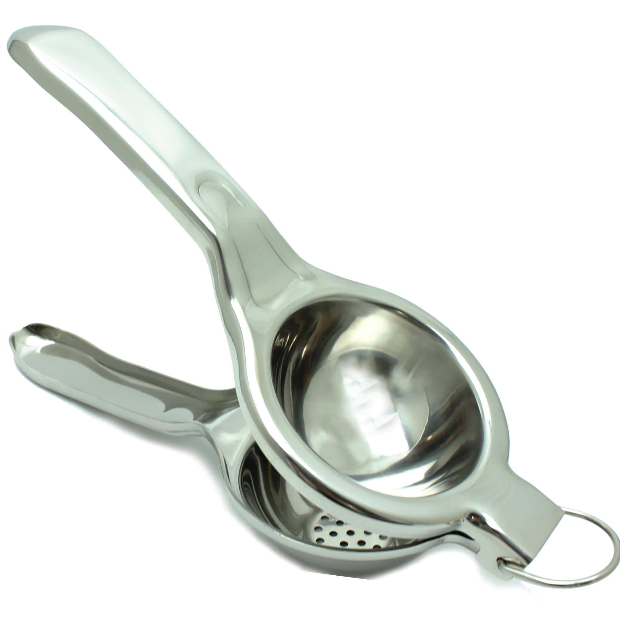 Professional Super Jumbo Stainless Steel Lemon Squeezer, Commercial Grade Citrus Press with High-Quality Mirror Finish
