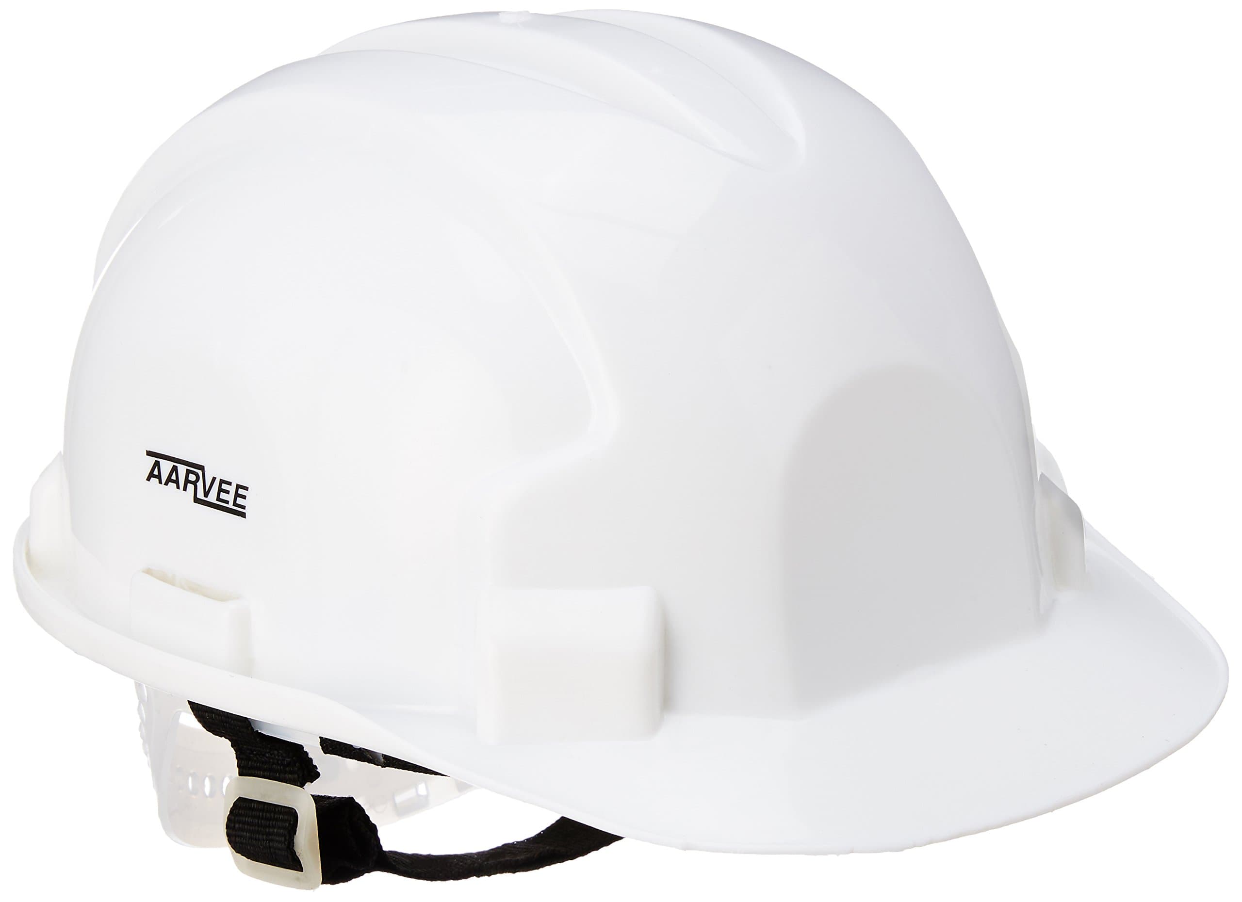 Aarvee Safety Helmet RV-H21 Nape Type - White (Pack of 1)