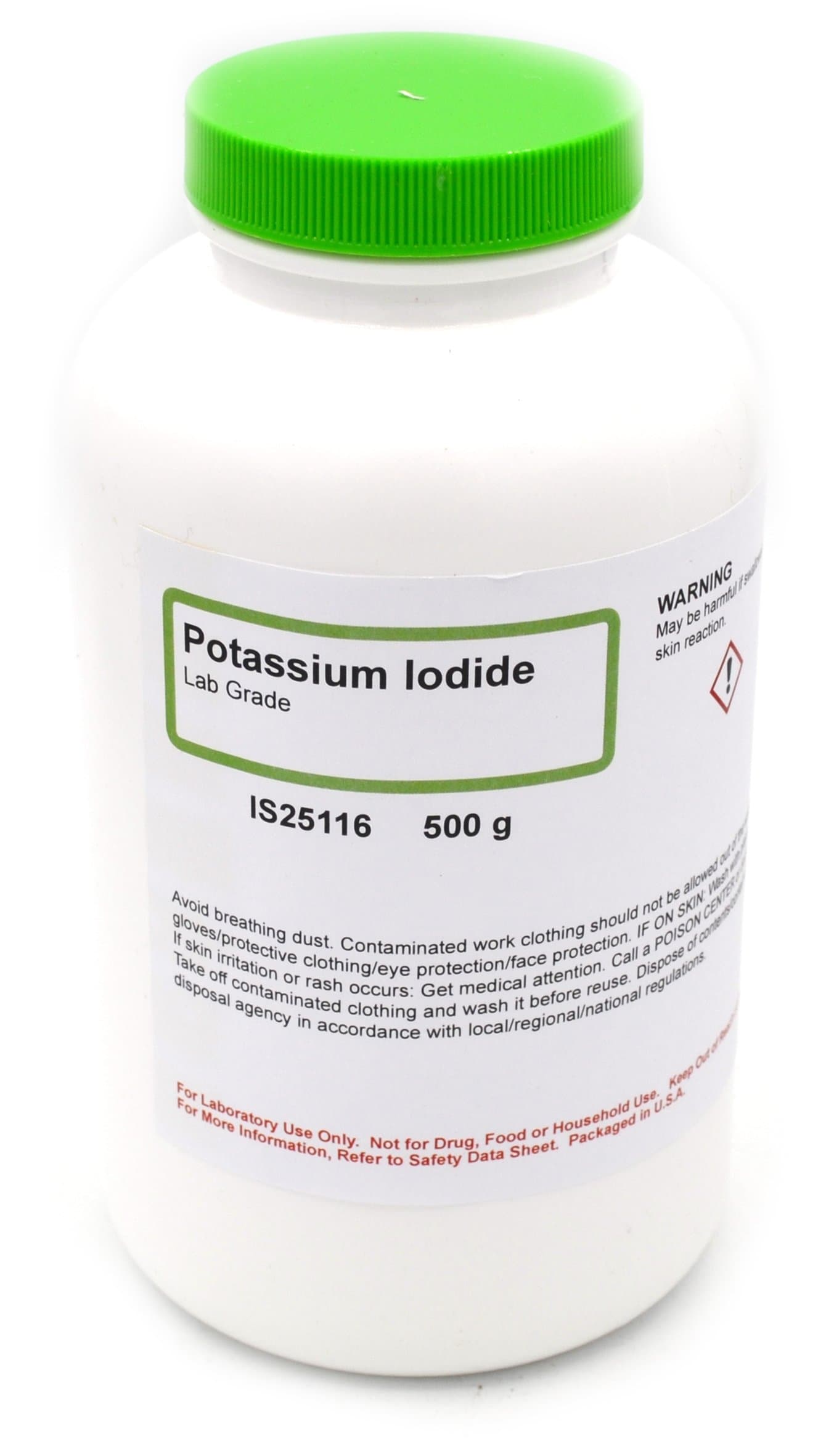 ALDON Innovating Science Potassium Iodide, 500g - Laboratory Grade - Excellent for a Source of Iodine in Chemical Reactions - The Curated Chemical Collection