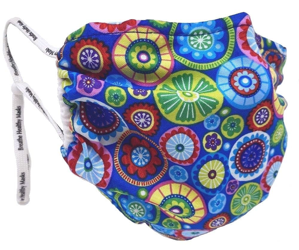 Medallions Face Mask, Reusable Mask for Men and Women, Adjustable, Breathable & Washable, Made in the USA