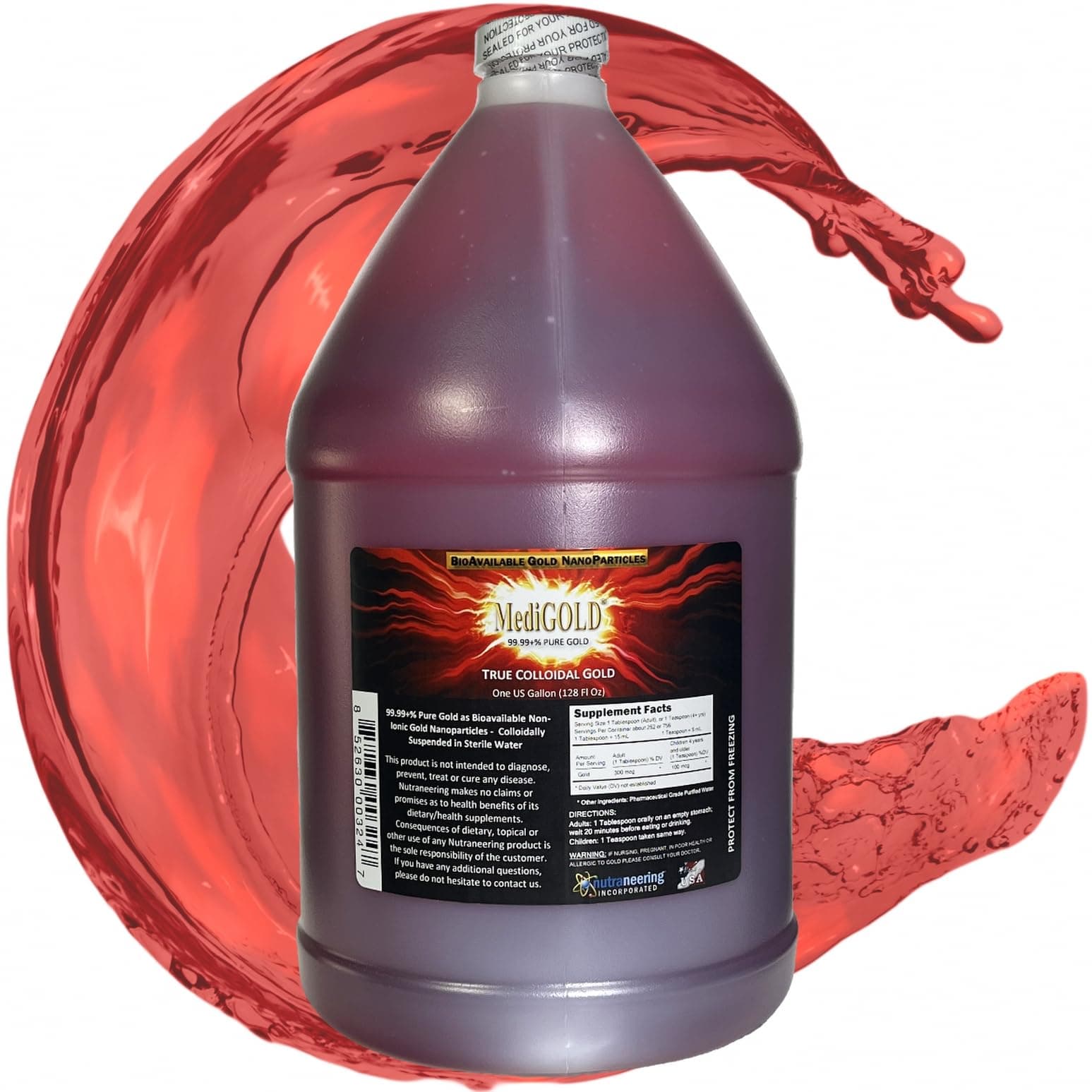 MediGOLD - True Colloidal Gold - 1 US Gallon