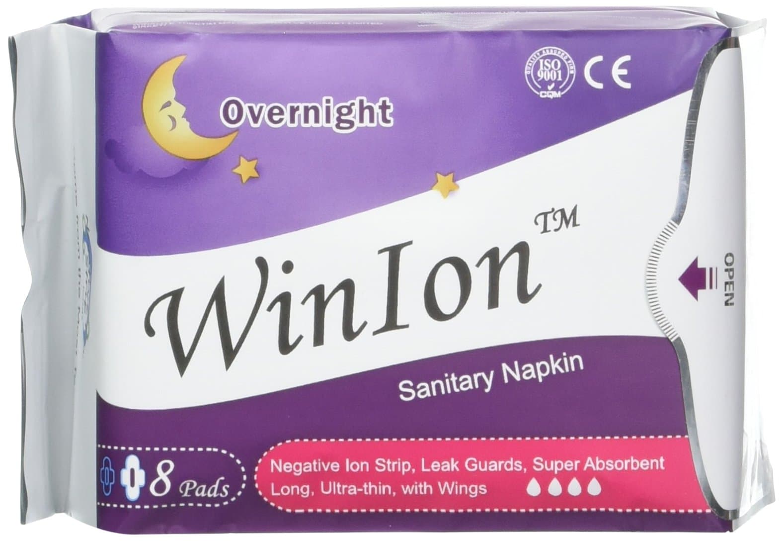 10 Day, 4 Overnight, 5 Pantiliner Packs 232 Pads