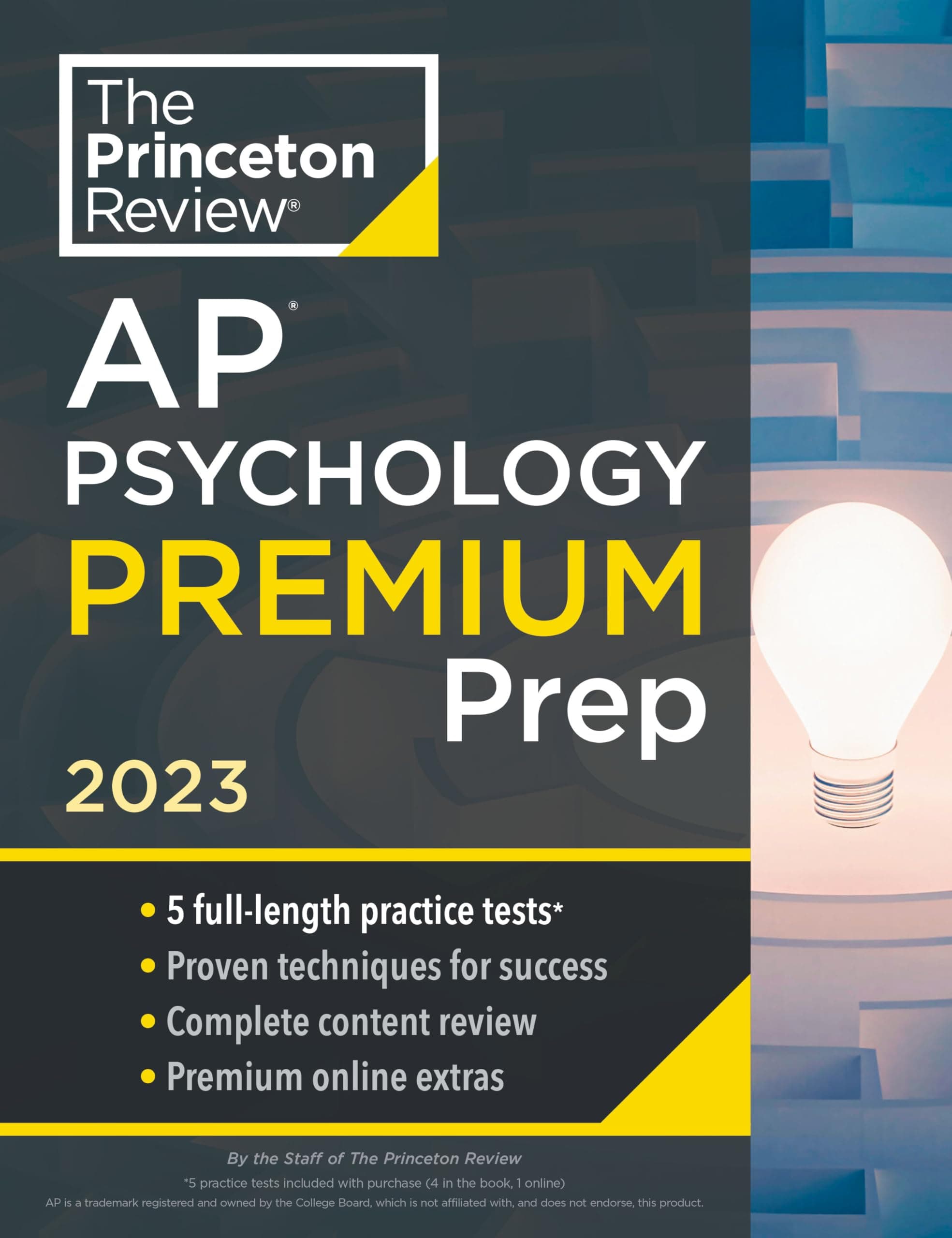 Princeton Review AP Psychology Premium Prep, 2023: 5 Practice Tests + Complete Content Review + Strategies & Techniques