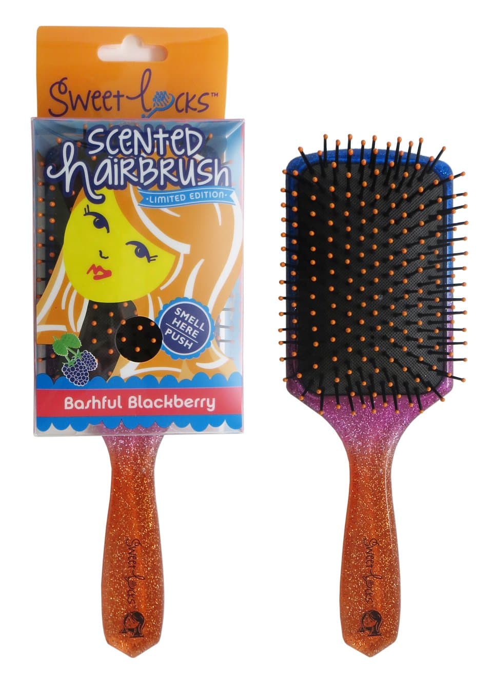 Sweetlocks brush - Bashful Blackberry Scented Hair Brush