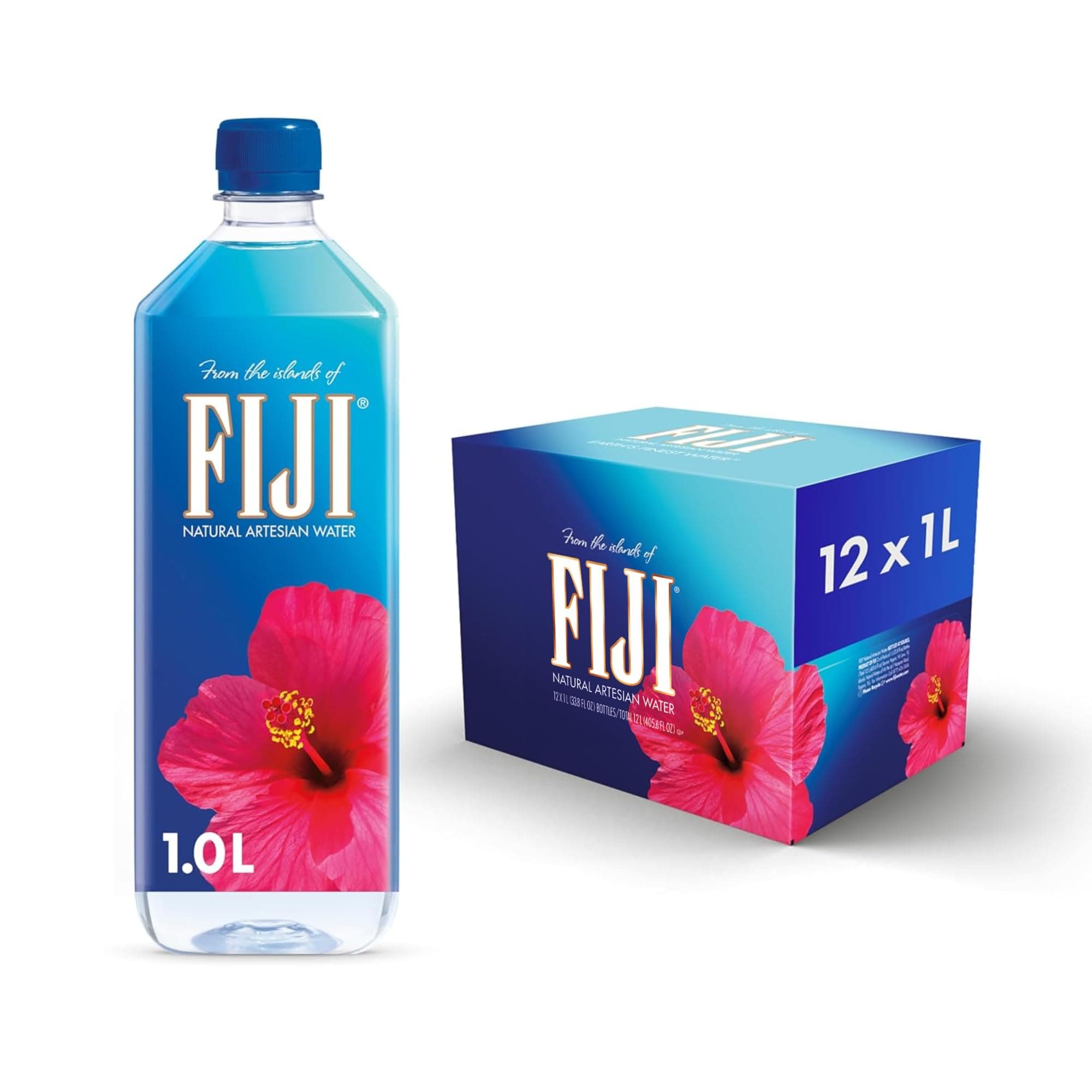 FIJI Artesian Water 12 Pack, 33.8 Fl Ounce