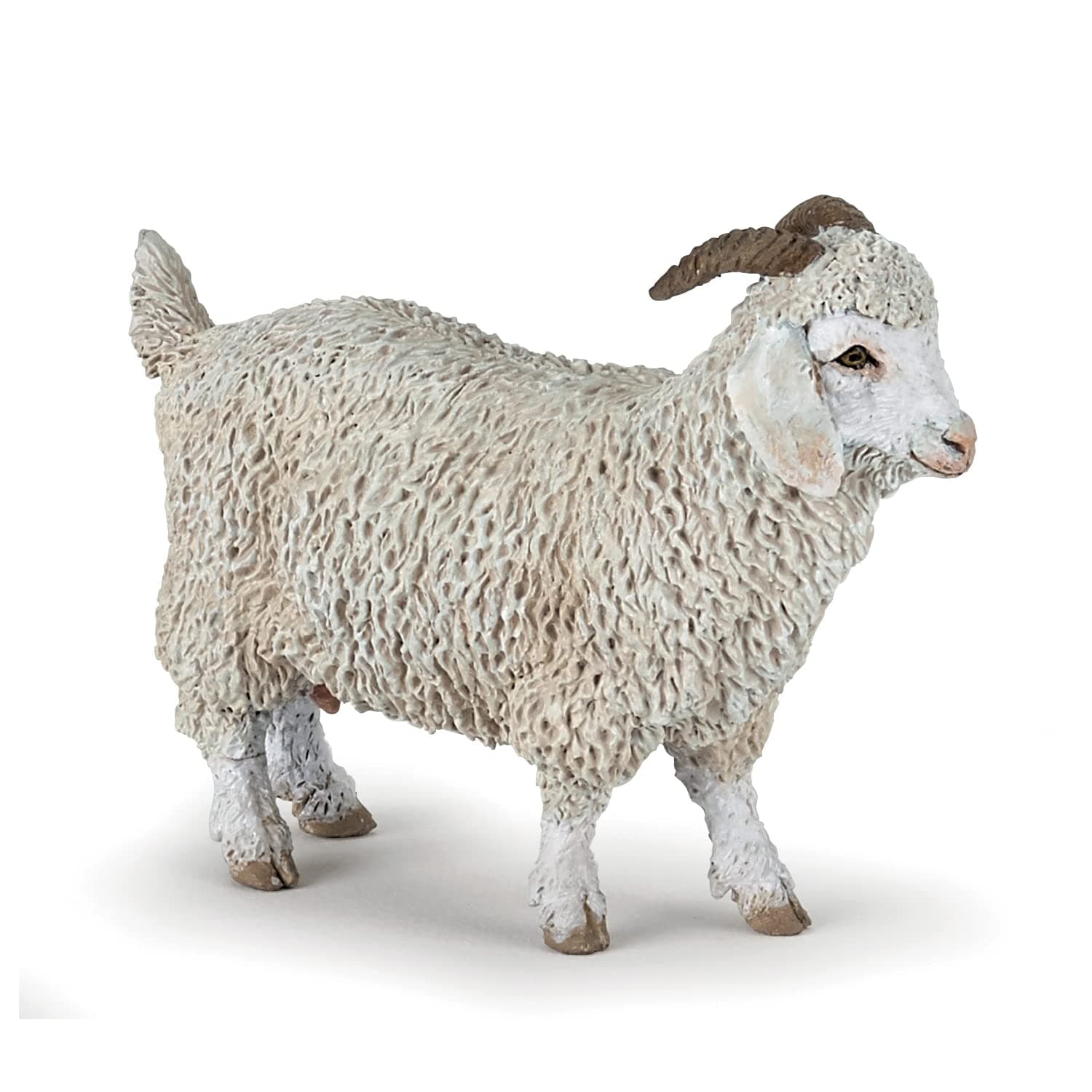 Hand-Painted - Figurine -Farmyard Friends -Angora Goat -51170 - Collectible - for Children - Suitable for Boys and Girls - from 3 Years Old