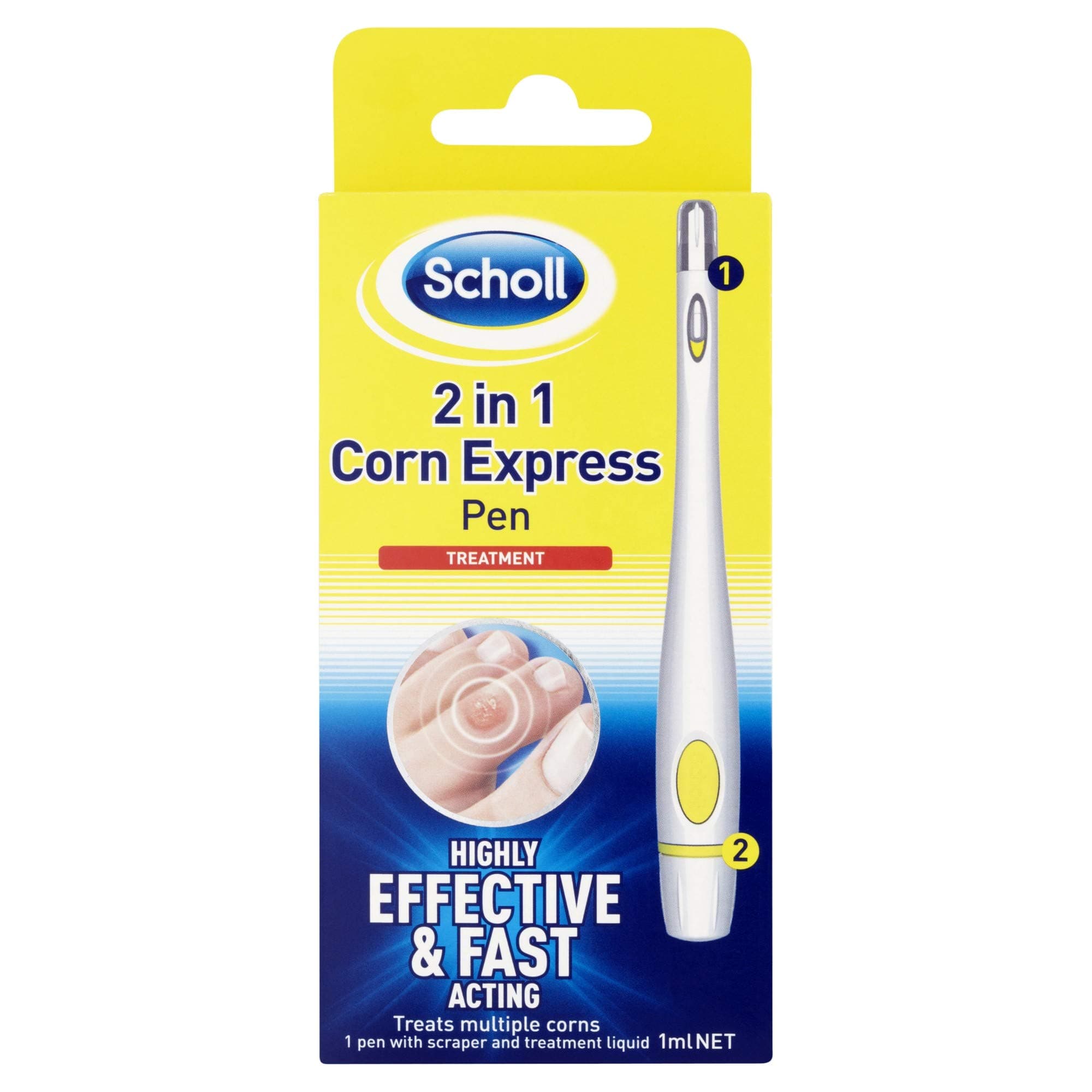 Scholl Two in One Corn Express Pen
