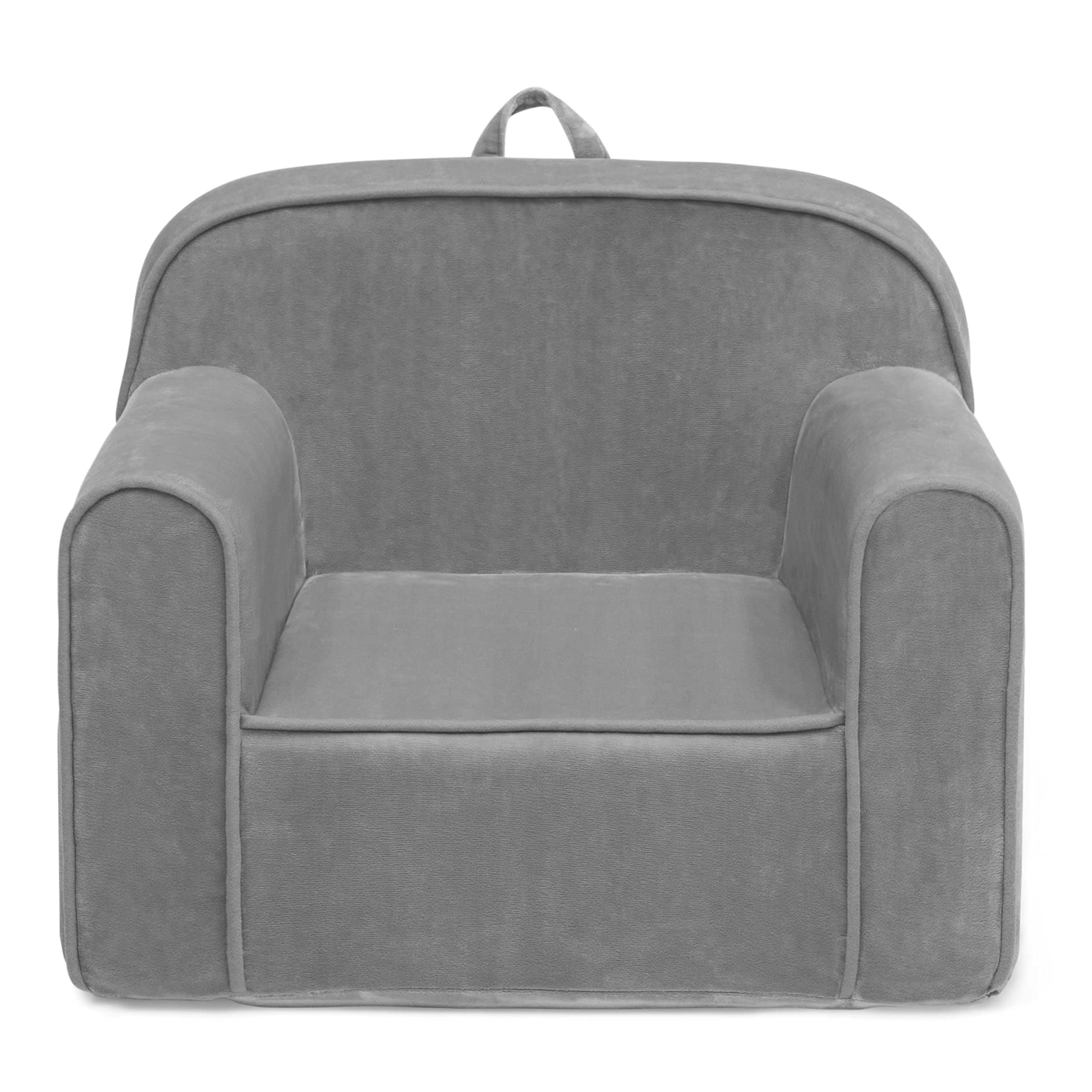 Cozee Chair for Kids for Ages 18 Months and Up, Grey Mink Velvet