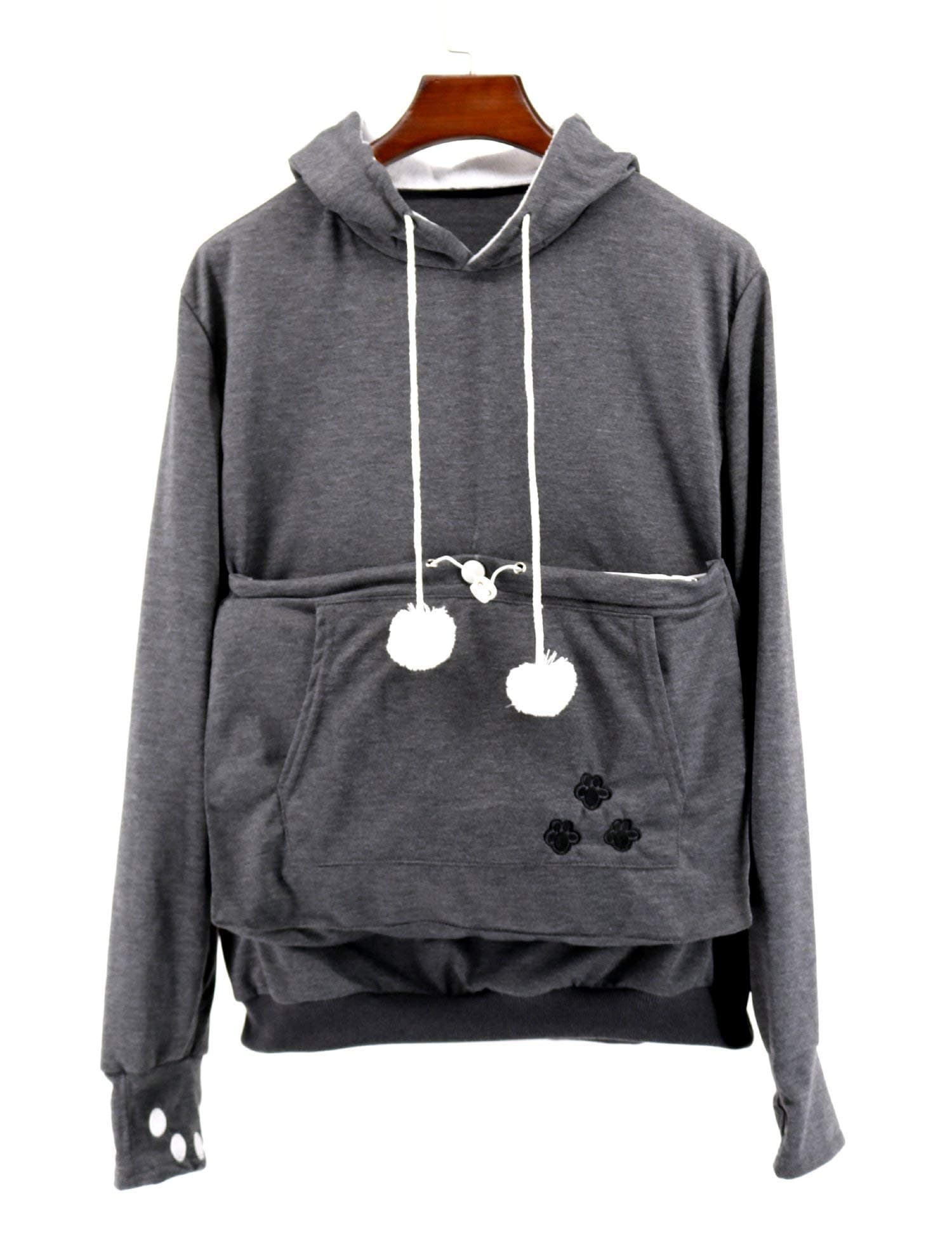 BocianelliPet Cat Dog Pouch Hoodies Pullover Sweater Pocket Hoodie Cat Dog Holder Carrier Sweatshirt