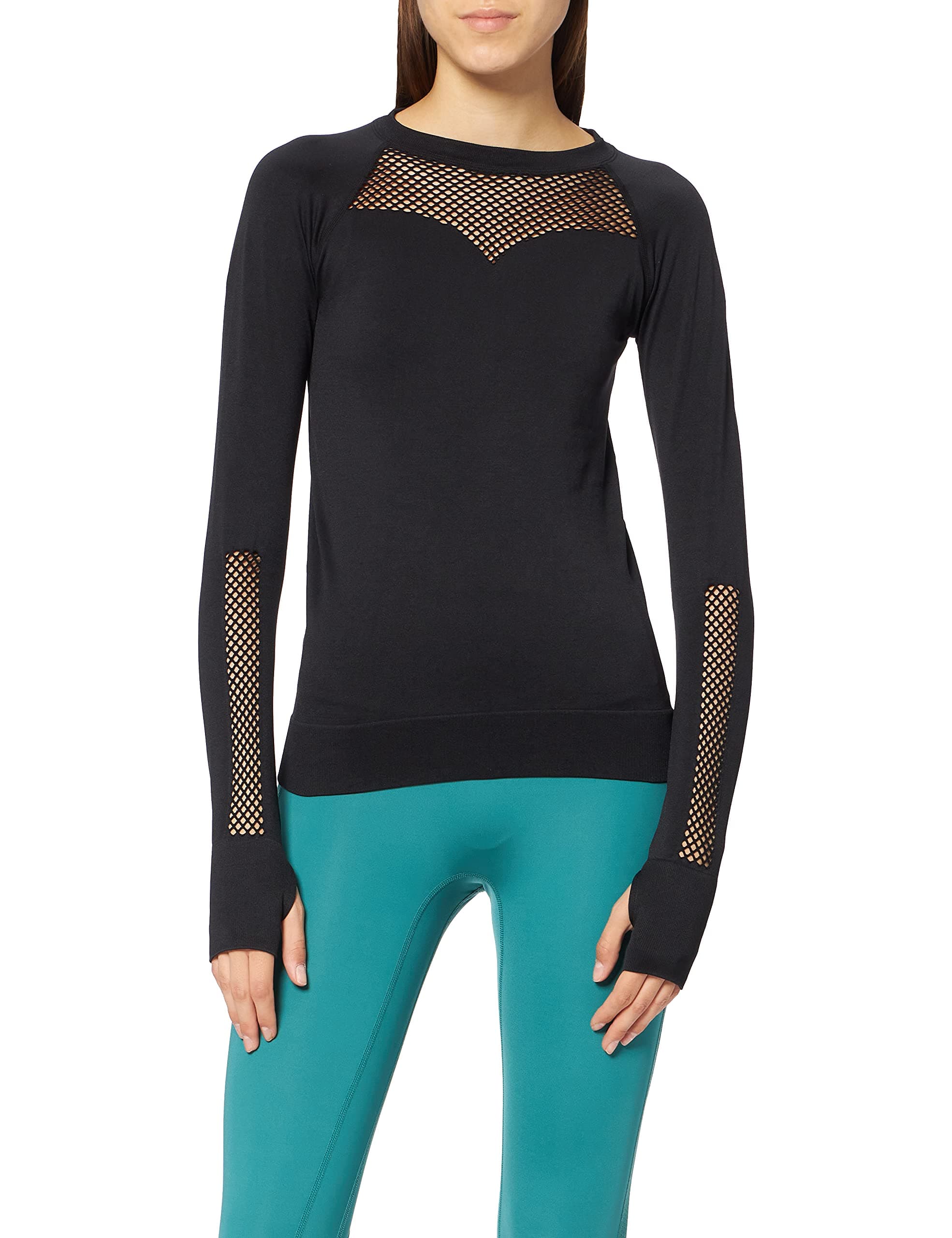 AURIQUE Women's Long Sleeve Seamless Sports Top