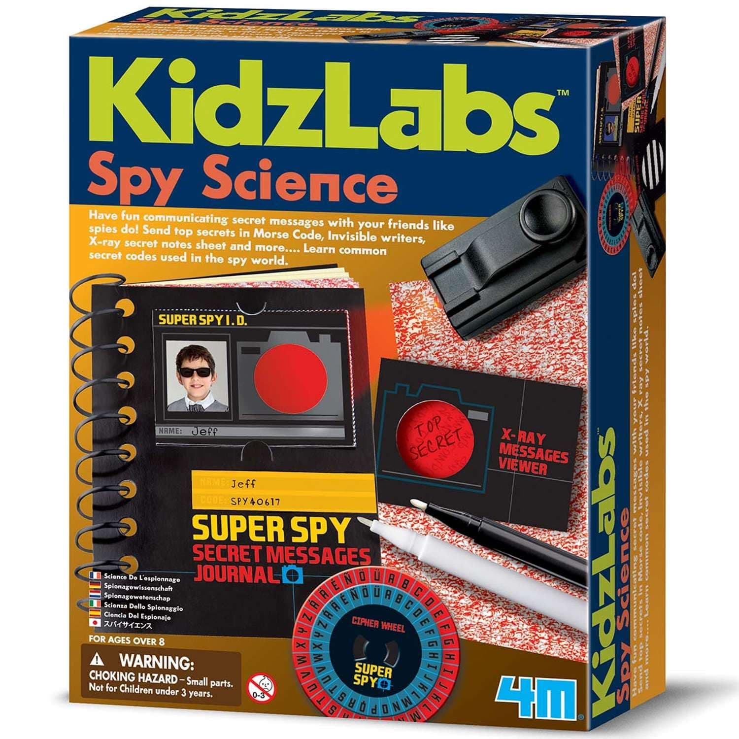 4M Spy Science Secret Message Kit