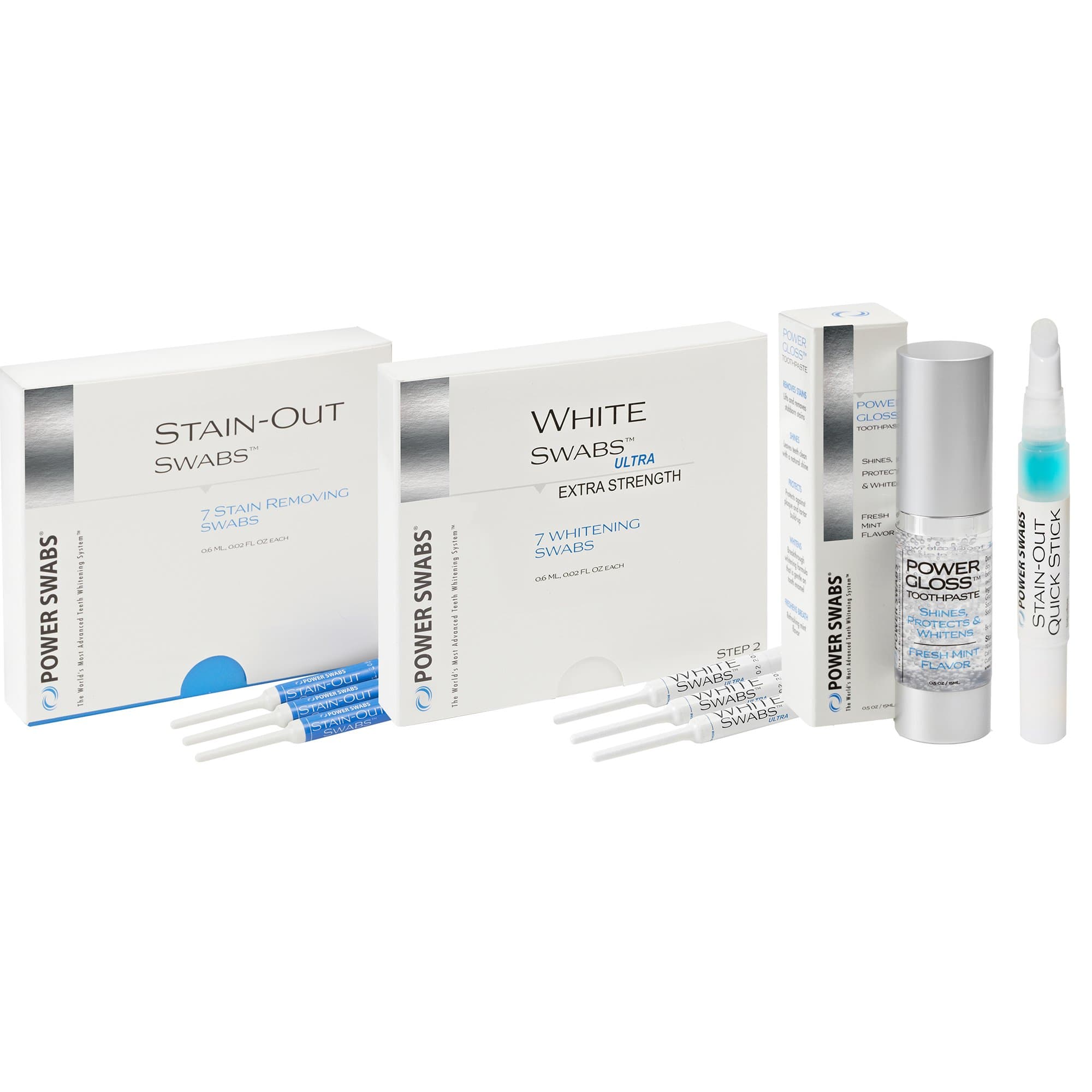 Power Swabs Ultimate 1-Month Intensive Teeth Whitening Kit
