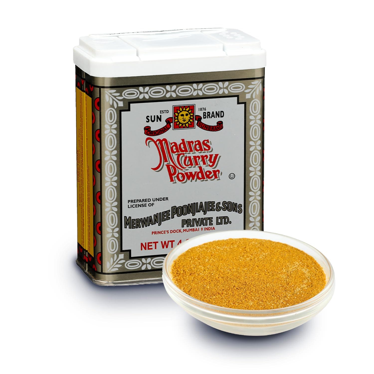 Sun Brand Madras Curry Powder - 4 Ounces (Pack of 2)