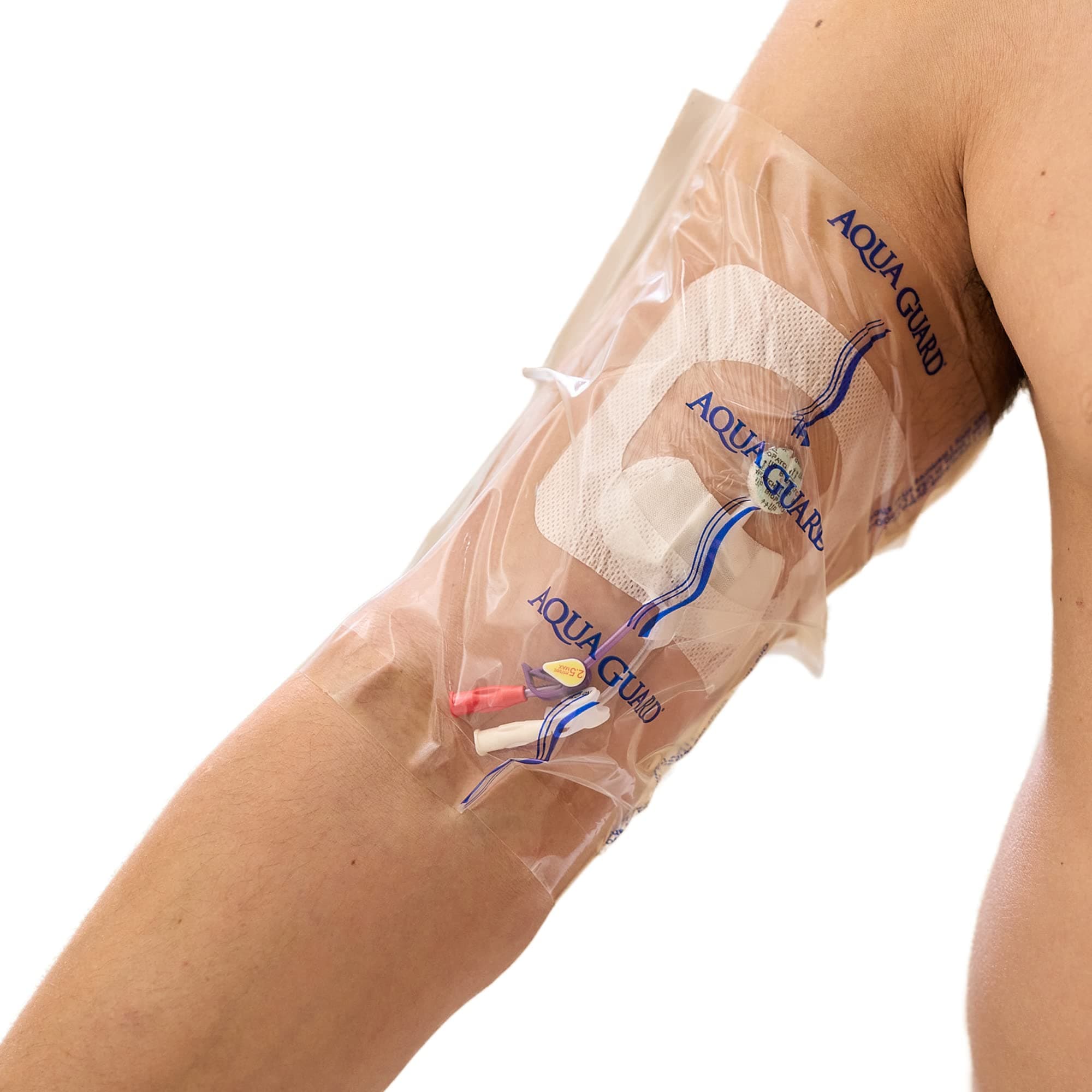 TIDI AquaGuard Sheet – 9” x 9” – Shower Protection Sheet – Self-Adhesive Moisture Barrier – Made without Latex – Wound Cover for Showering – 7 Sheets per Package – Home Medical Supplies (50015-PKG)