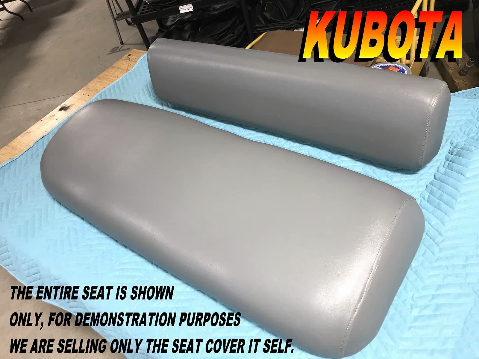 New Replacement seat cover fits Kubota RTV 900 utv 2004-05 RTV900 Diesel Gray 867A