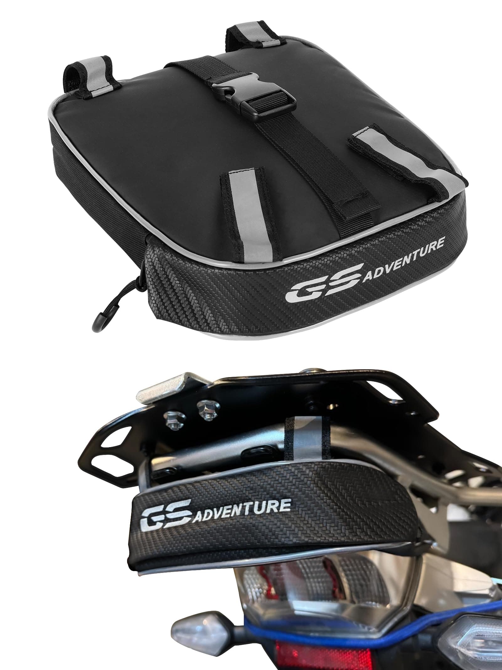 Motorcycle Tail Bag, Commuter Sport Motorbike Tail Bags Waterproof Multi-Protection for BMW R1250GS Adventure 2019-2022, R1200GS (LC Adventure) Adventure2014- 2022, Motorcycle Rear Frame Bag