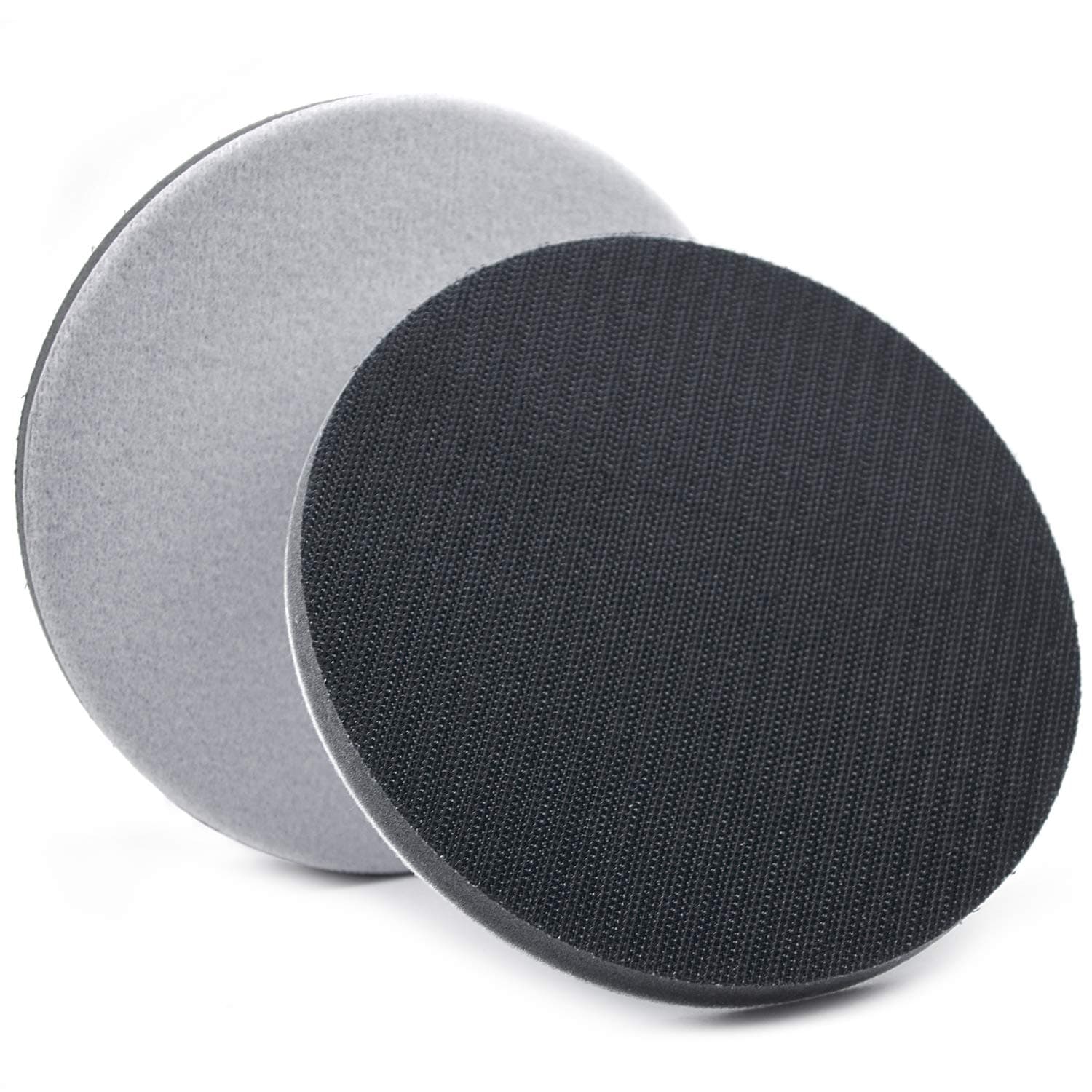 POLIWELL6 Inch (150mm) Interface Pad Hook and Loop Soft Sponge Cushion Buffing Pads, 2 Pack