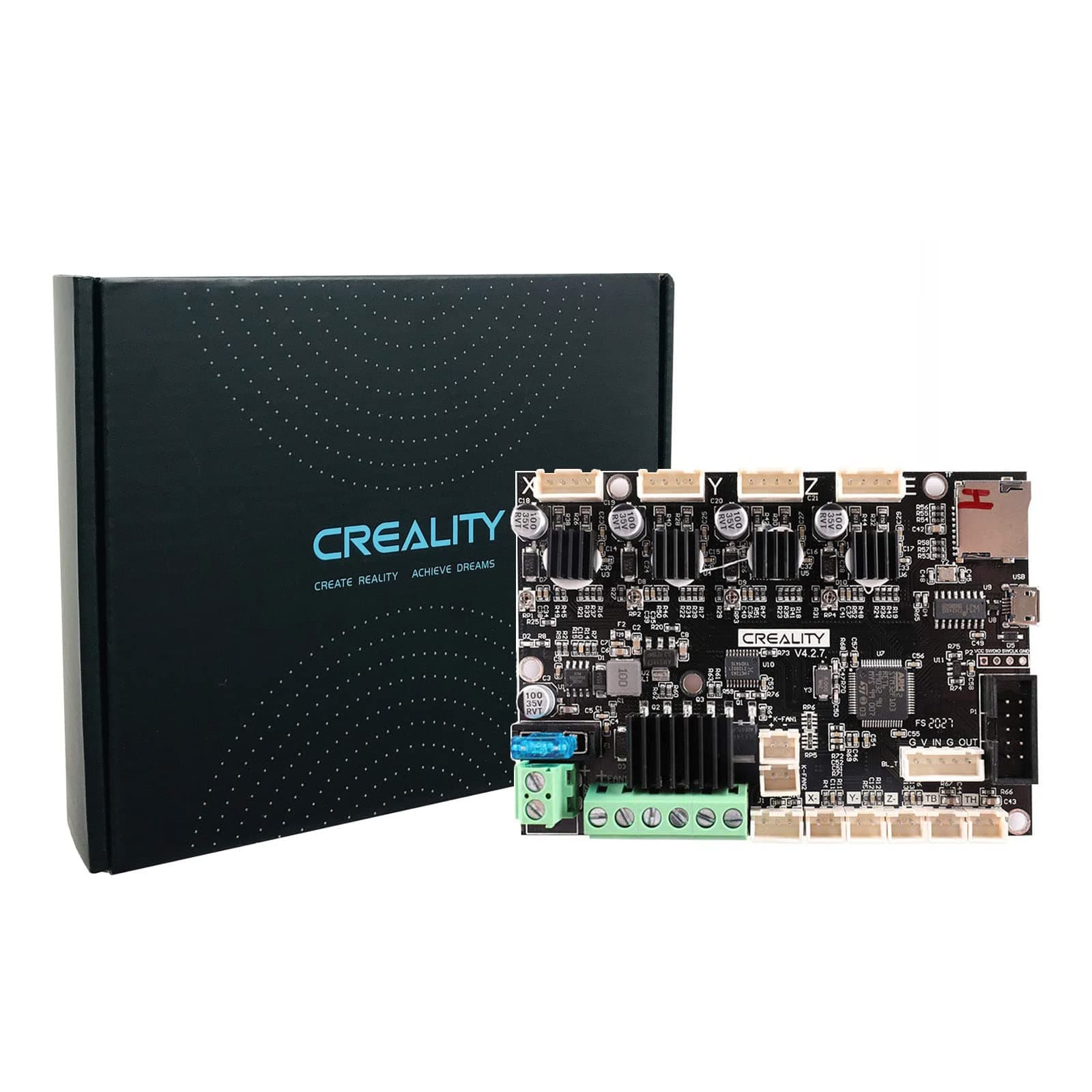 Official Creality New Upgrade Motherboard Silent Mainboard V4.2.7 for Ender 3 Pro 3D Printer