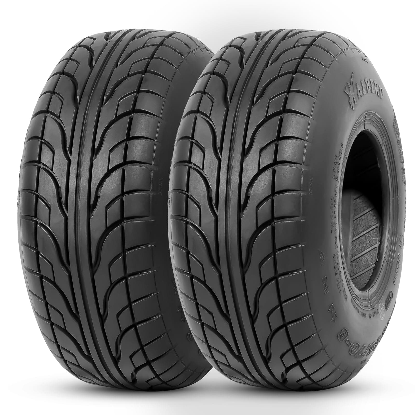 HALBERD 145/70-6 Go Kart Street Mini Bike ATV Tires, 4 PR 145 70-6 Off-road Tires, Tubeless, Pack of 2, P349