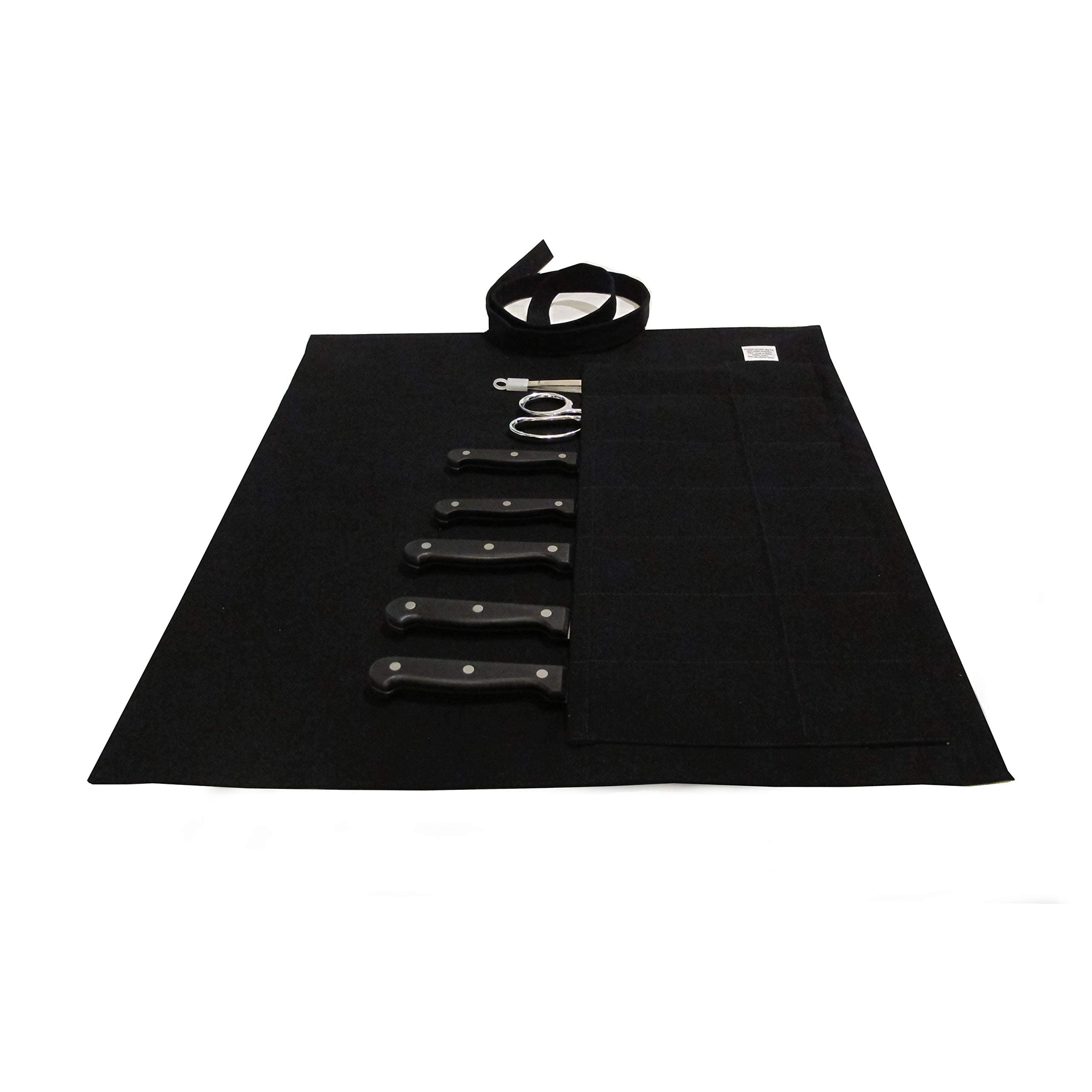 MOOJICRAFT 8' BLADE - BLACK CANVAS ROLL KNIFE CASE