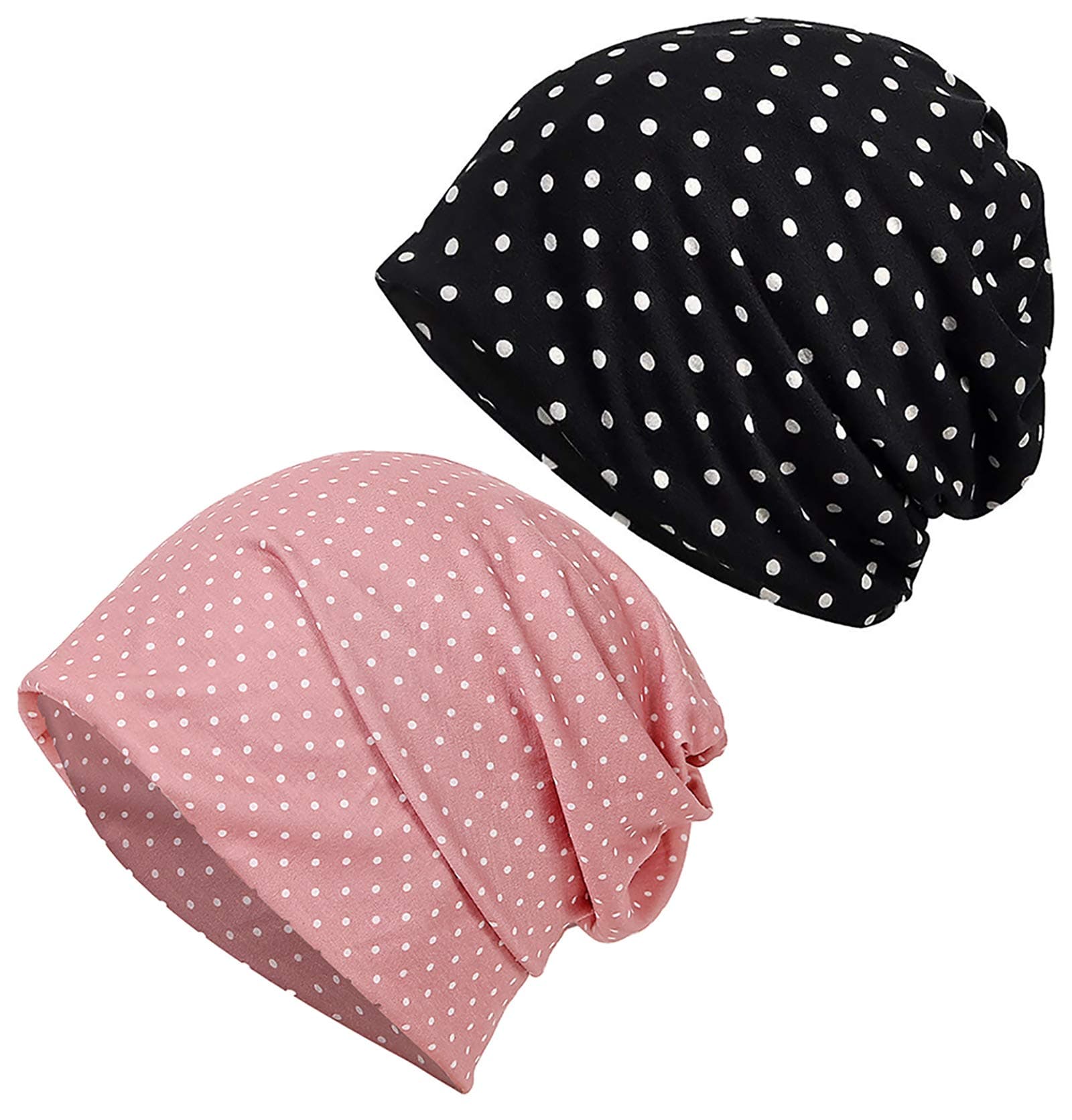 JarseHeraWomens Slouchy Beanie Cotton Chemo Caps Cancer Headwear Hats Turban