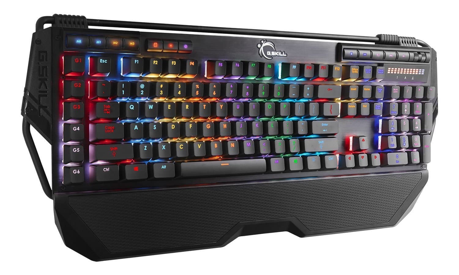 G.SKILL RIPJAWS KM780R RGB On-the-Fly Macro Mechanical Gaming Keyboard, Cherry MX Red