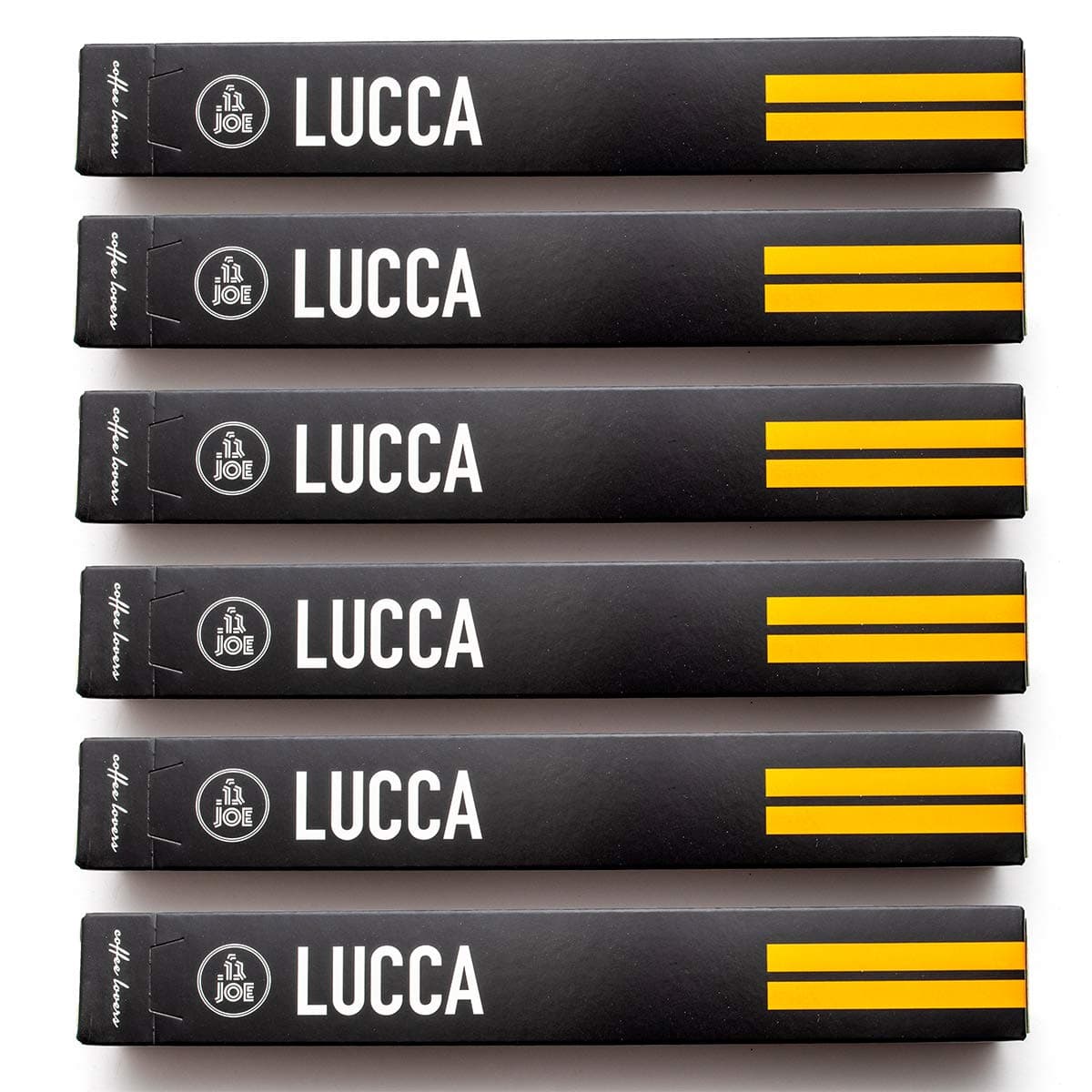 Cafe Joe USA Espresso Capsules, LUCCA Italian Blend, Nespresso Original Compatible Pods, 10-Count Sleeves (60 Capsules)