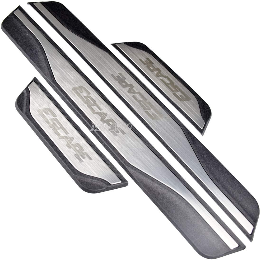 MTAWD Stainless Car Door Sill Scuff Kick Plate Protector for Ford Escape 2014-2022