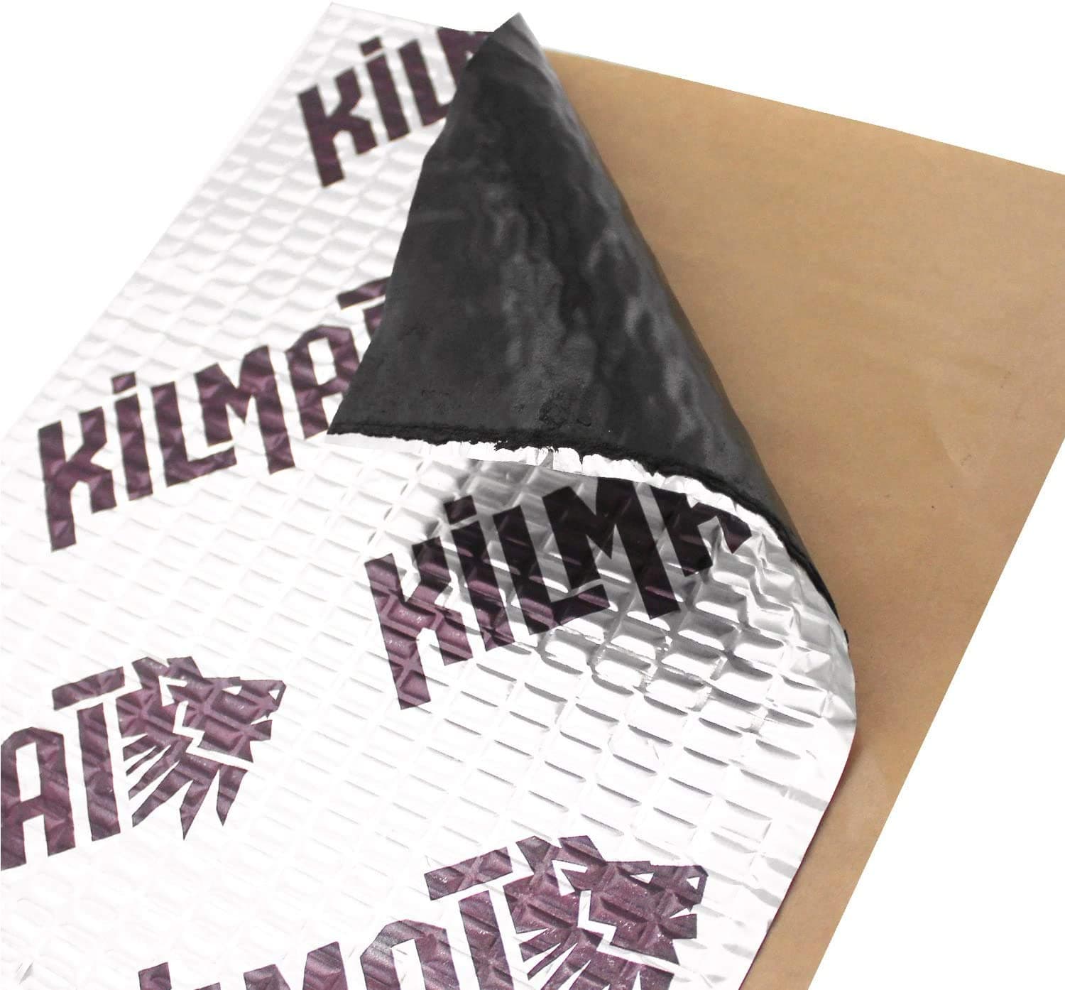 KILMAT 50 mil 50 sqft Car Sound Deadening Mat, Butyl Automotive Sound Deadener, Audio Noise Insulation and dampening