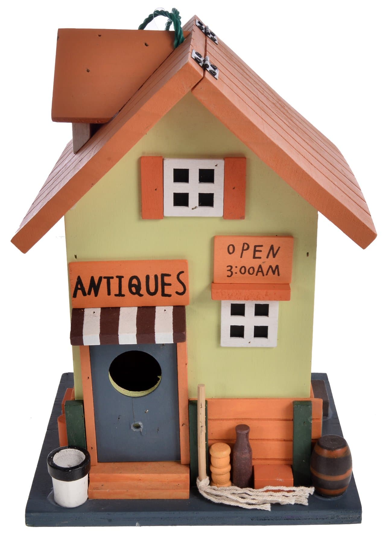Sierra Wooden Outdoor Bird House Antique Shop