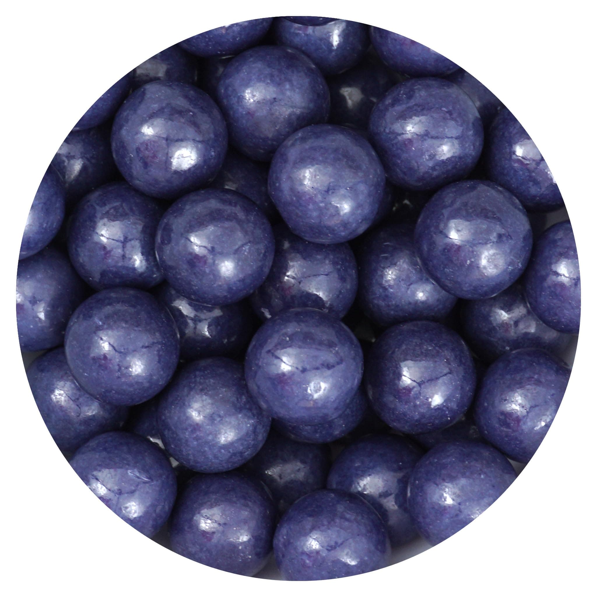 Purple Gumballs 1 Inch Gumballs, 2 Pound Bulk Bag (Approx. 110 Pieces), Purple Candy, Gumballs 1 Inch Purple, The Hampton Popcorn & Candy Company