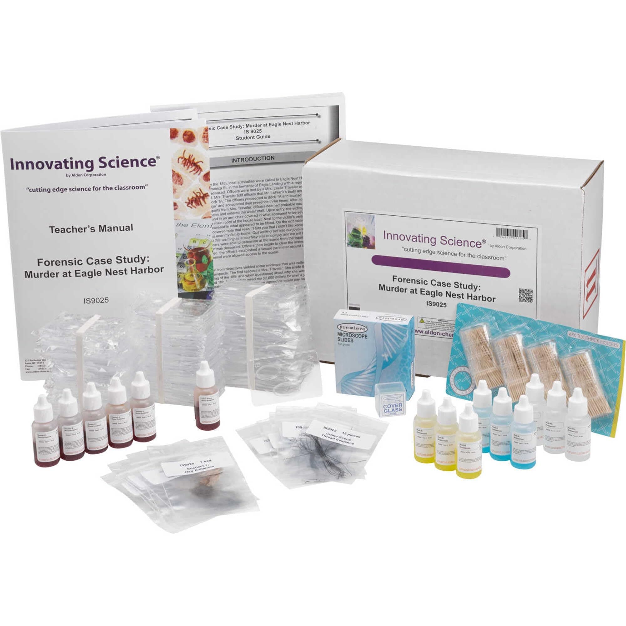 Innovating Science Forensic Case Study: Murder at Eagle Nest Harbor (Materials for 15 Groups)