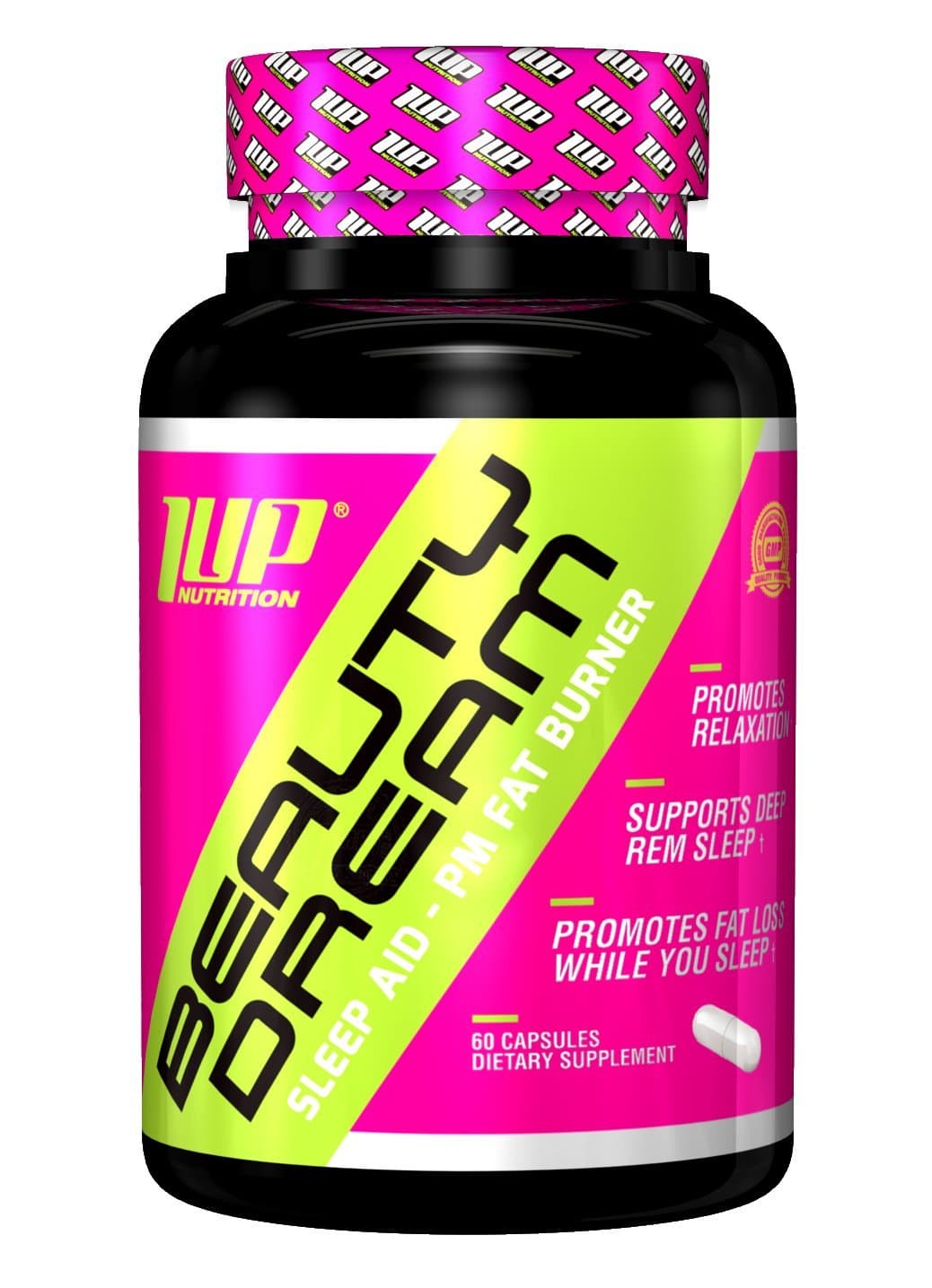 1UP Nutrition - Beauty Dream, Sleep Aid and PM Fat Burner (60 Count)